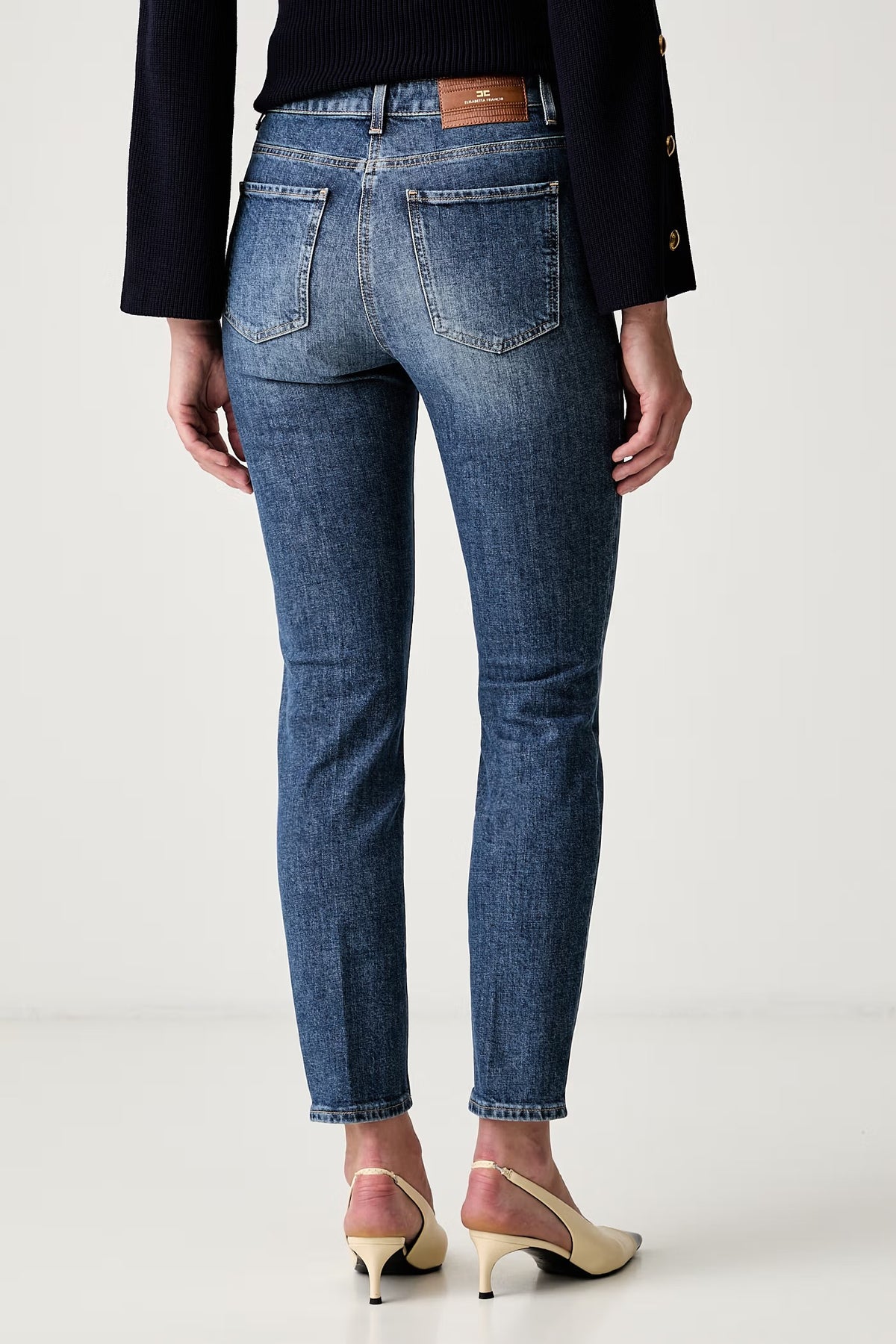 ELISABETTA FRANCHI Jeans Skinny-Blue Vintage