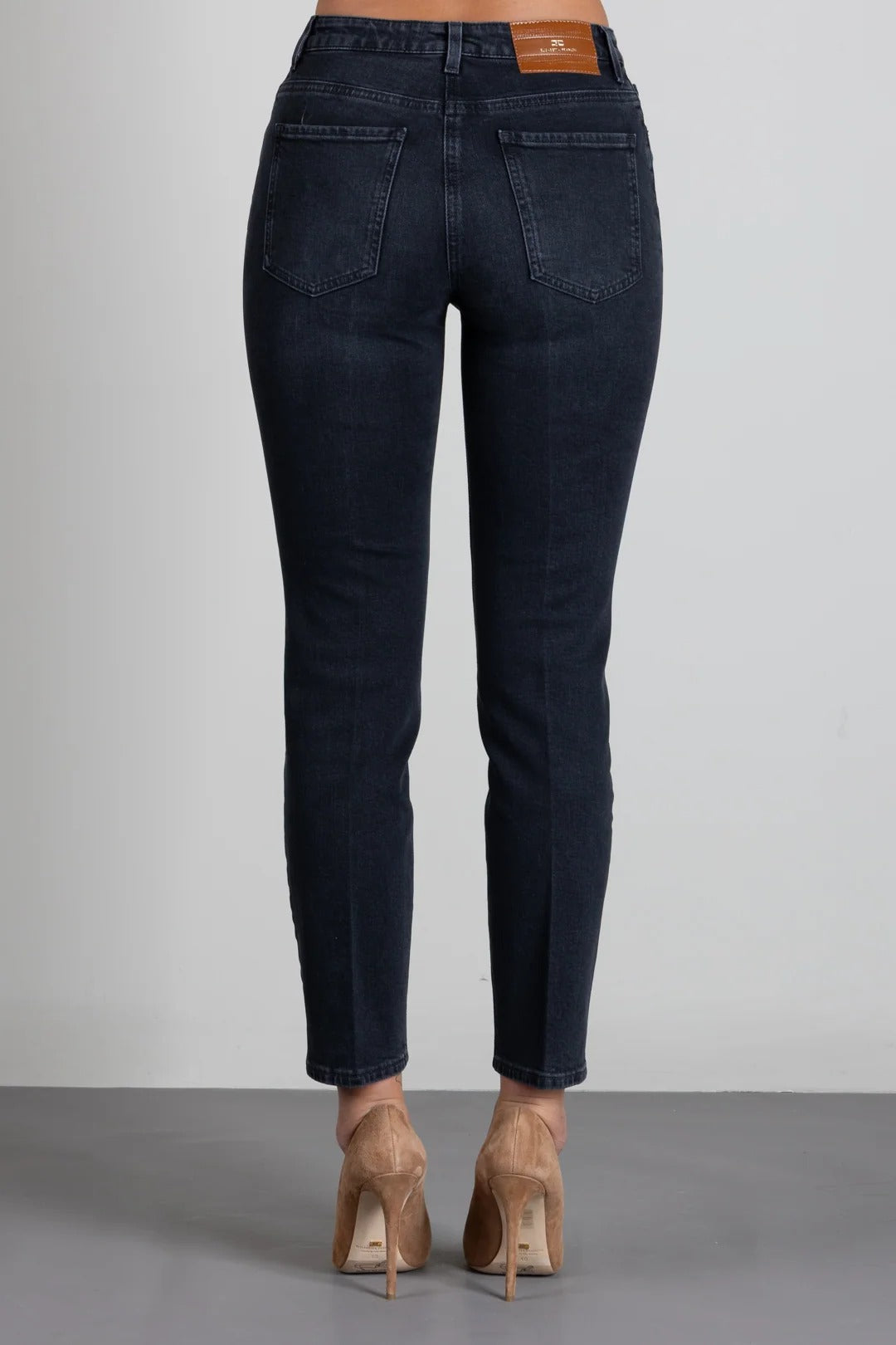 ELISABETTA FRANCHI Jeans Skinny-Black Vintage