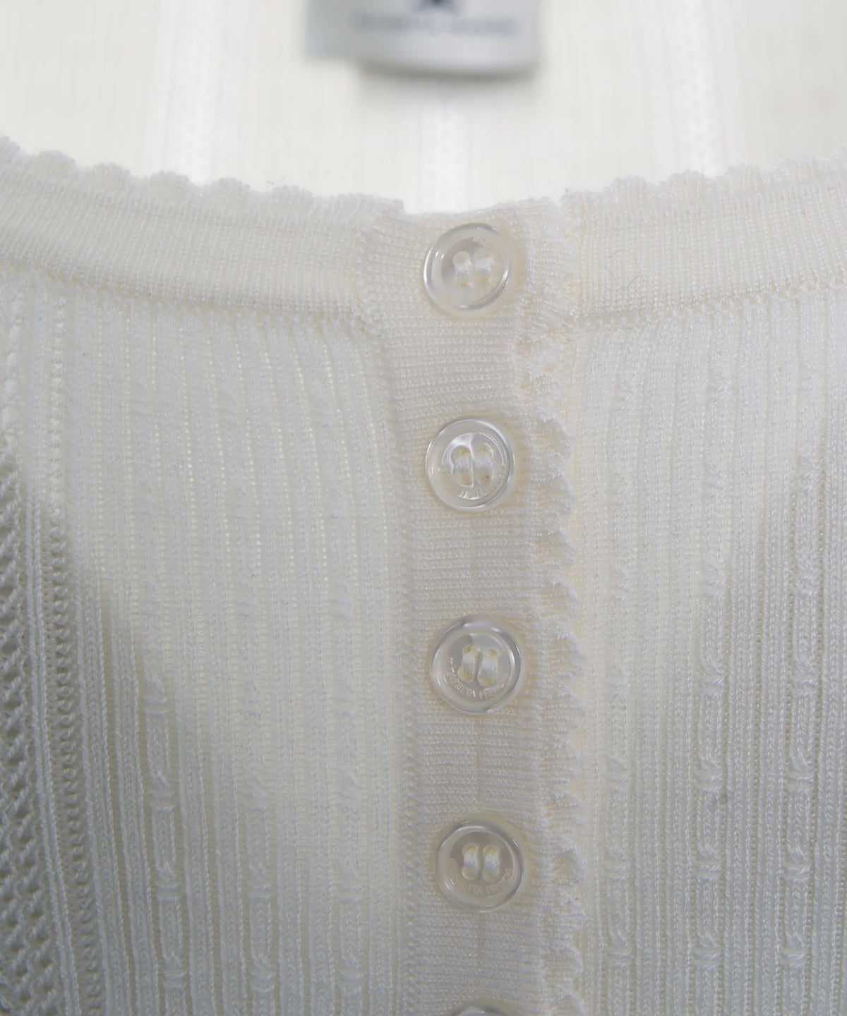 ELISABETTA FRANCHI Top Maglia Costine à Jour-Burro