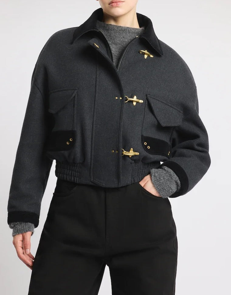 FAY BOMBER Donna 3 GANCI Foudré Mélange-Catrame