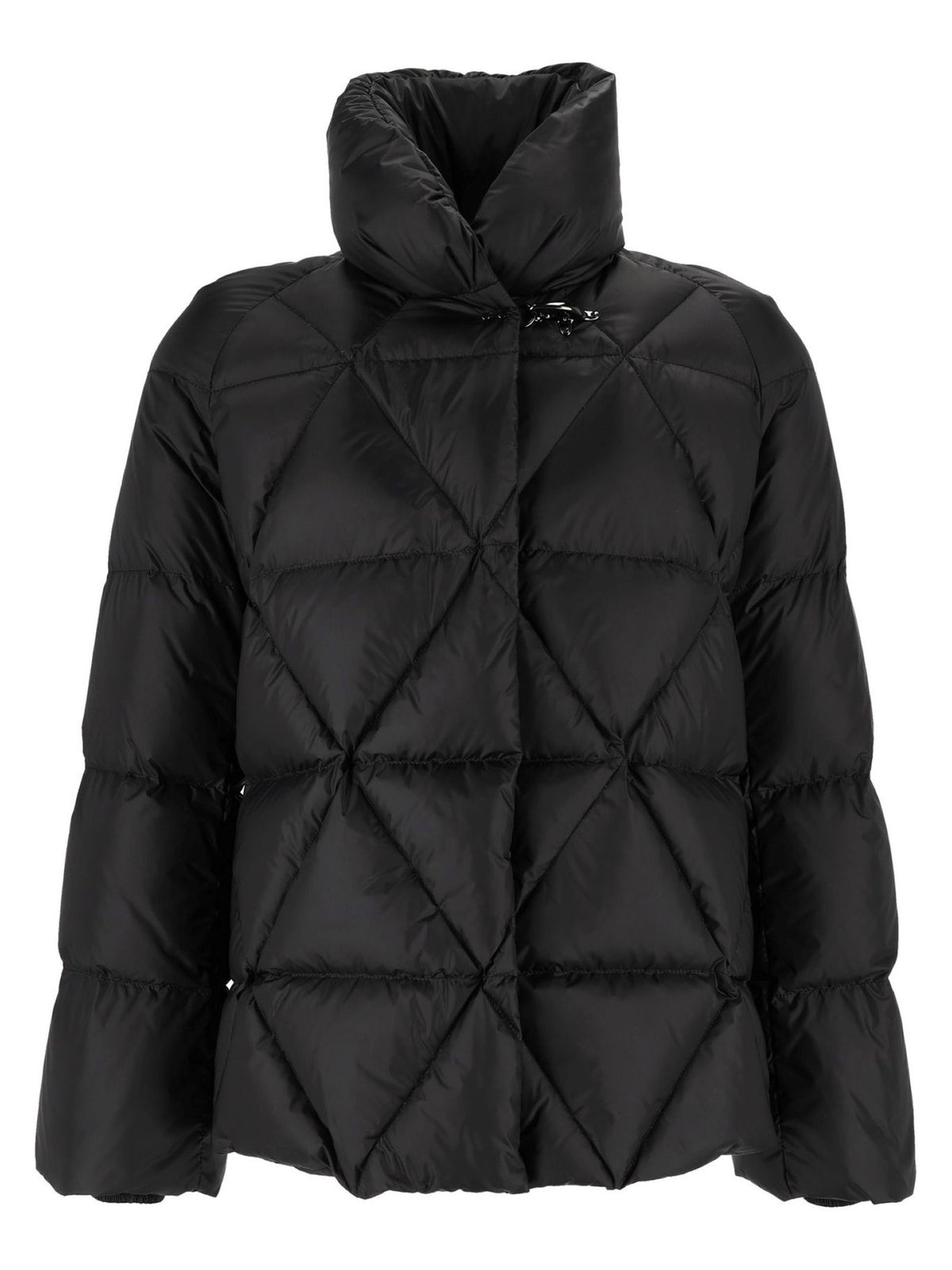FAY Piumino Donna Nylon Trapuntato-Nero