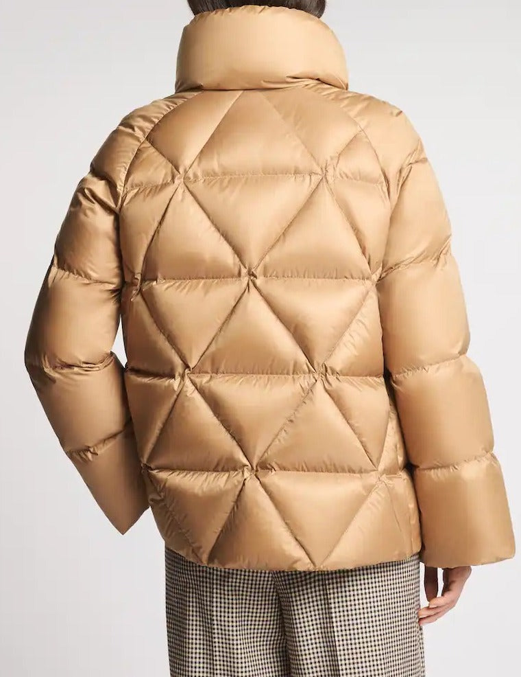 FAY Piumino Donna Nylon Trapuntato-Cammello