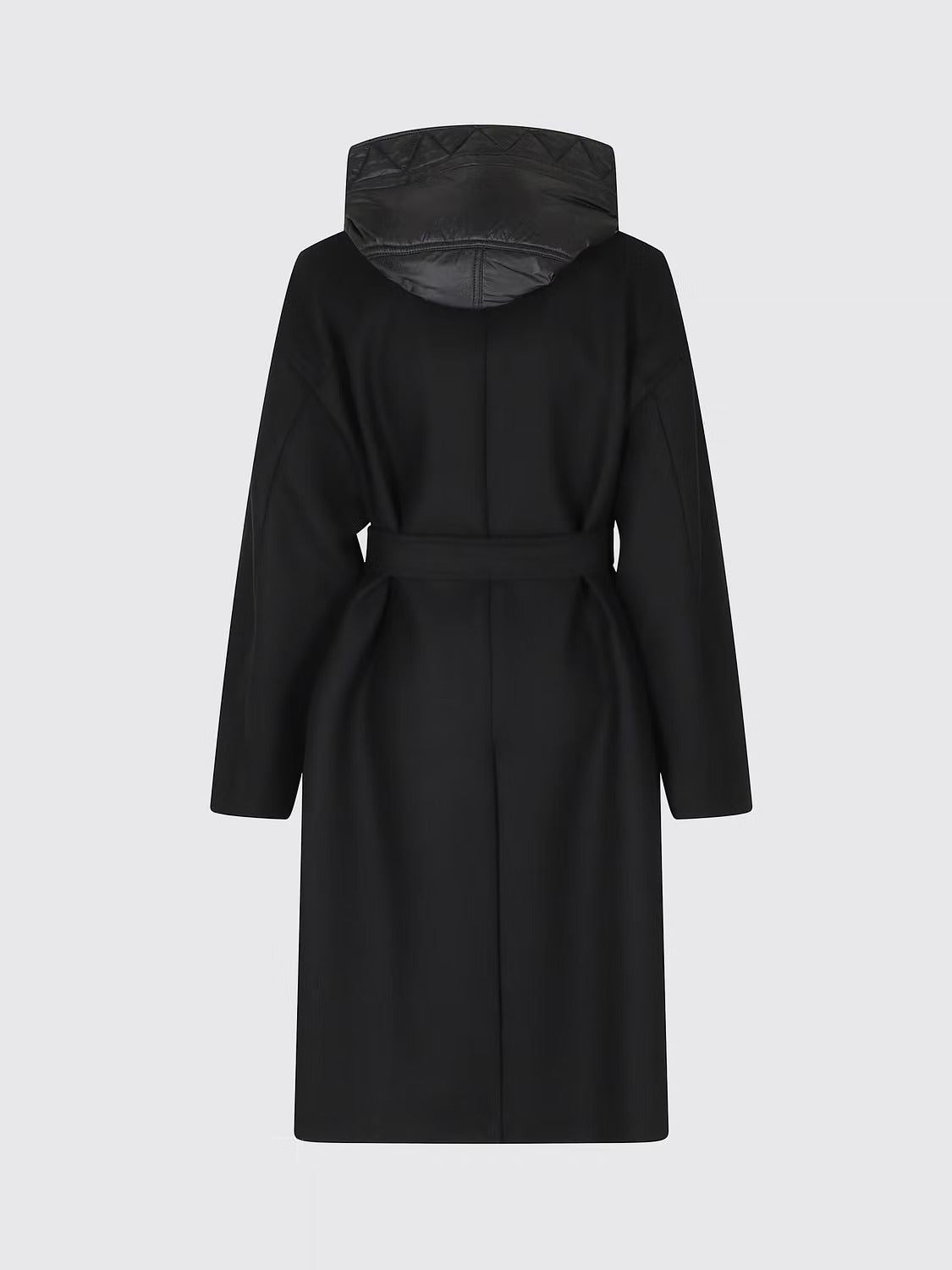 FAY Cappotto DOnna TOGGLE COAT Midi Panno Lana Cashmere-Nero