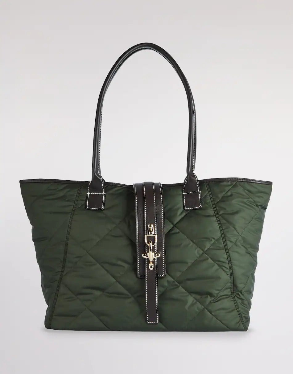 FAY SHOPPING BAG Tessuto Tecnico-Verde