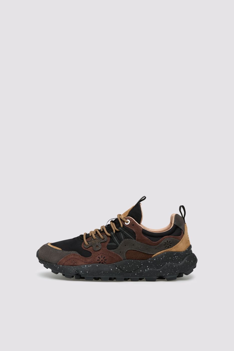 FLOWER MOUNTAIN Sneaker Uomo YAMANO 3-Grigio/Marrone/Nero