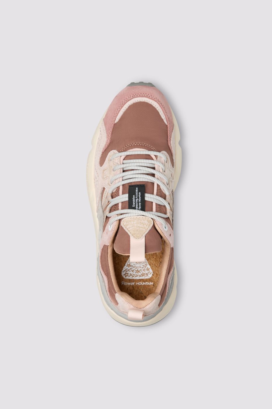 FLOWER MOUNTAIN Sneaker Donna YAMANO 3-Rosa/Grigio
