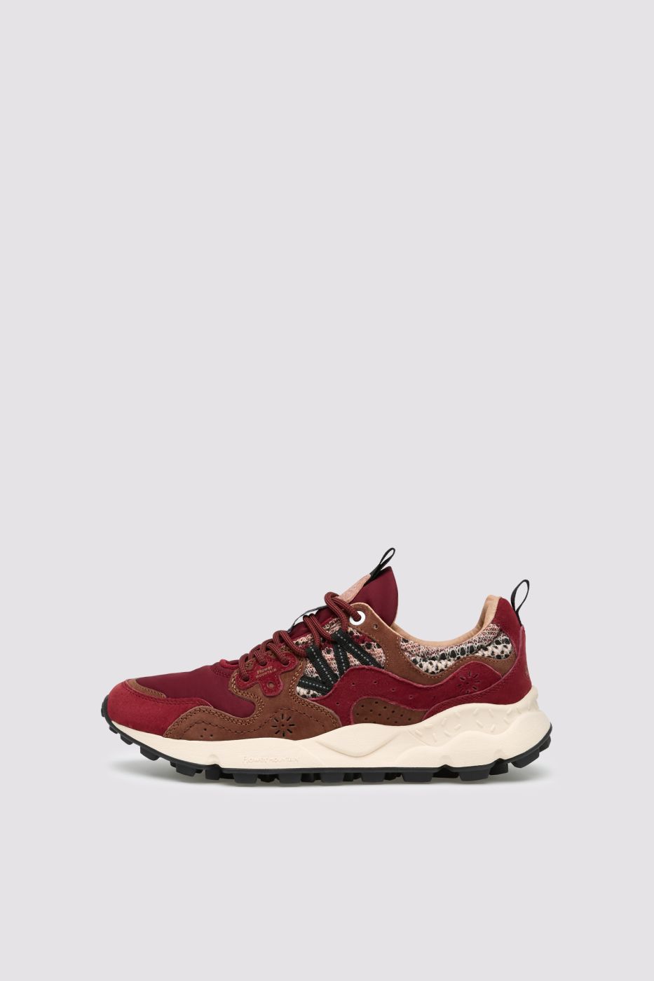 FLOWER MOUNTAIN Sneaker UnisexYAMANO 3-Bordeaux/Marrone