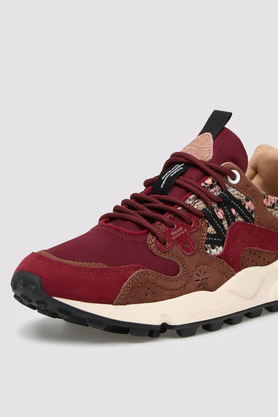 FLOWER MOUNTAIN Sneaker UnisexYAMANO 3-Bordeaux/Marrone