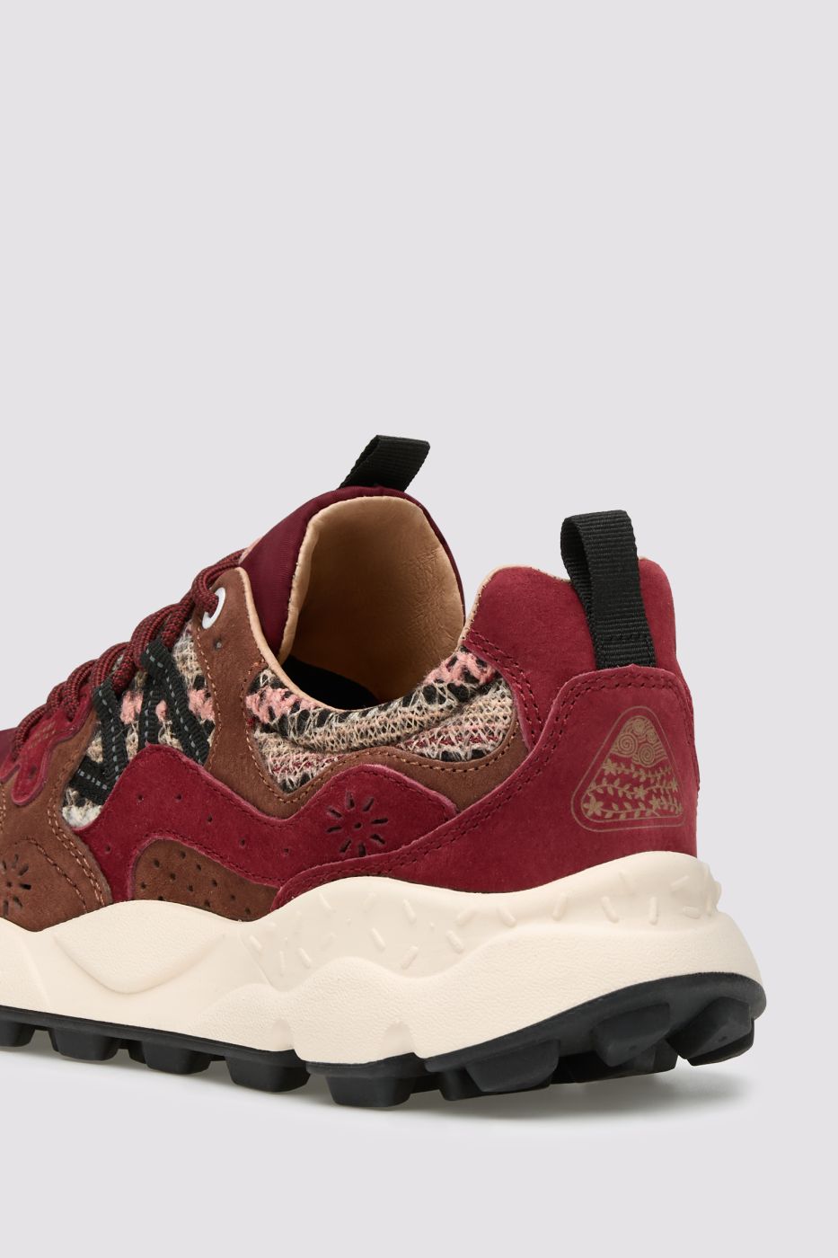 FLOWER MOUNTAIN Sneaker UnisexYAMANO 3-Bordeaux/Marrone