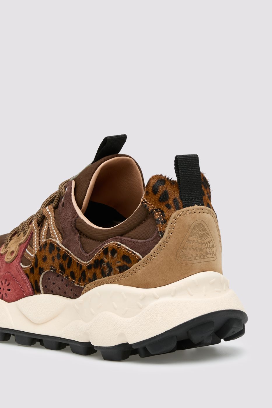 FLOWER MOUNTAIN Sneaker Donna YAMANO 3-Marrone/Bordeaux