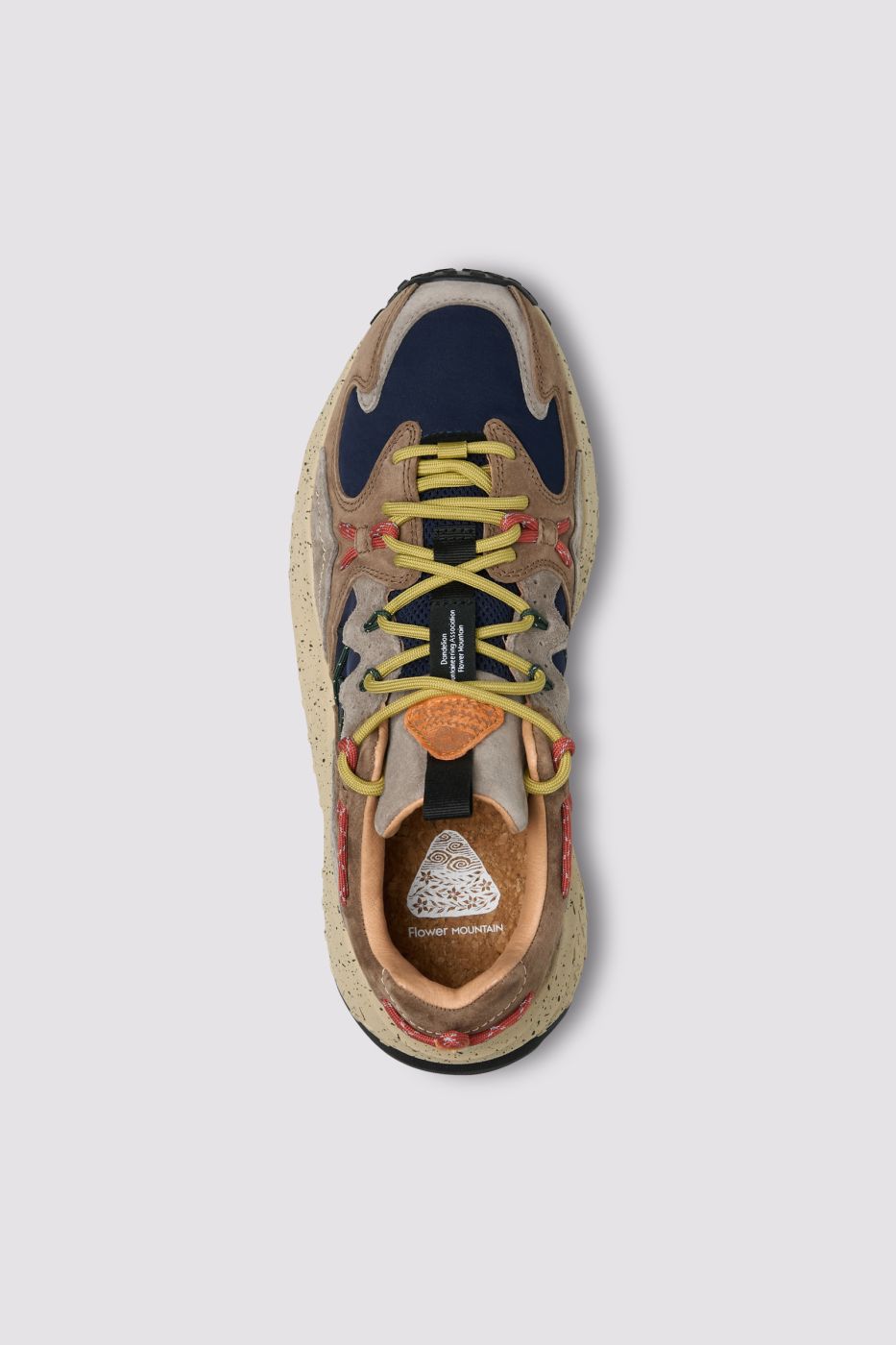 FLOWER MOUNTAIN Sneaker Uomo YAMABUSHI-Marrone/Nero/Grigio
