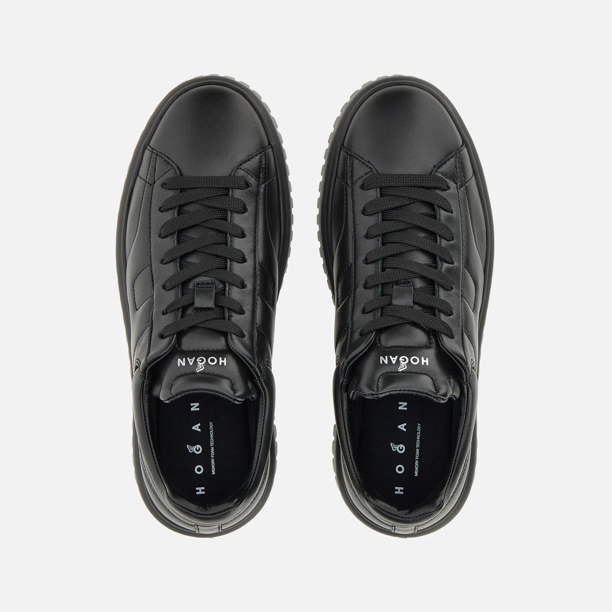 HOGAN Sneaker Uomo H-Stripes-Nero