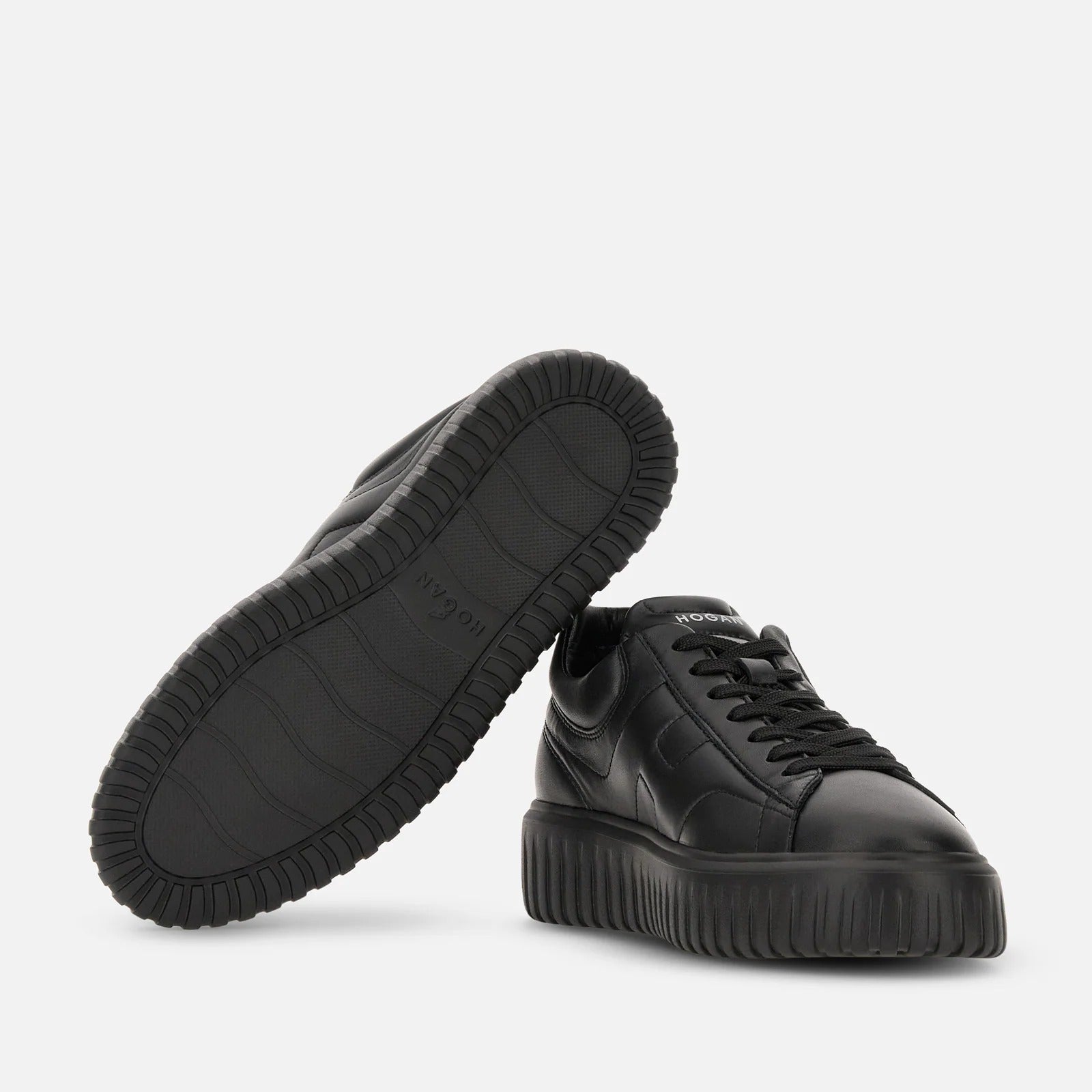 HOGAN Sneaker Uomo H-Stripes-Nero