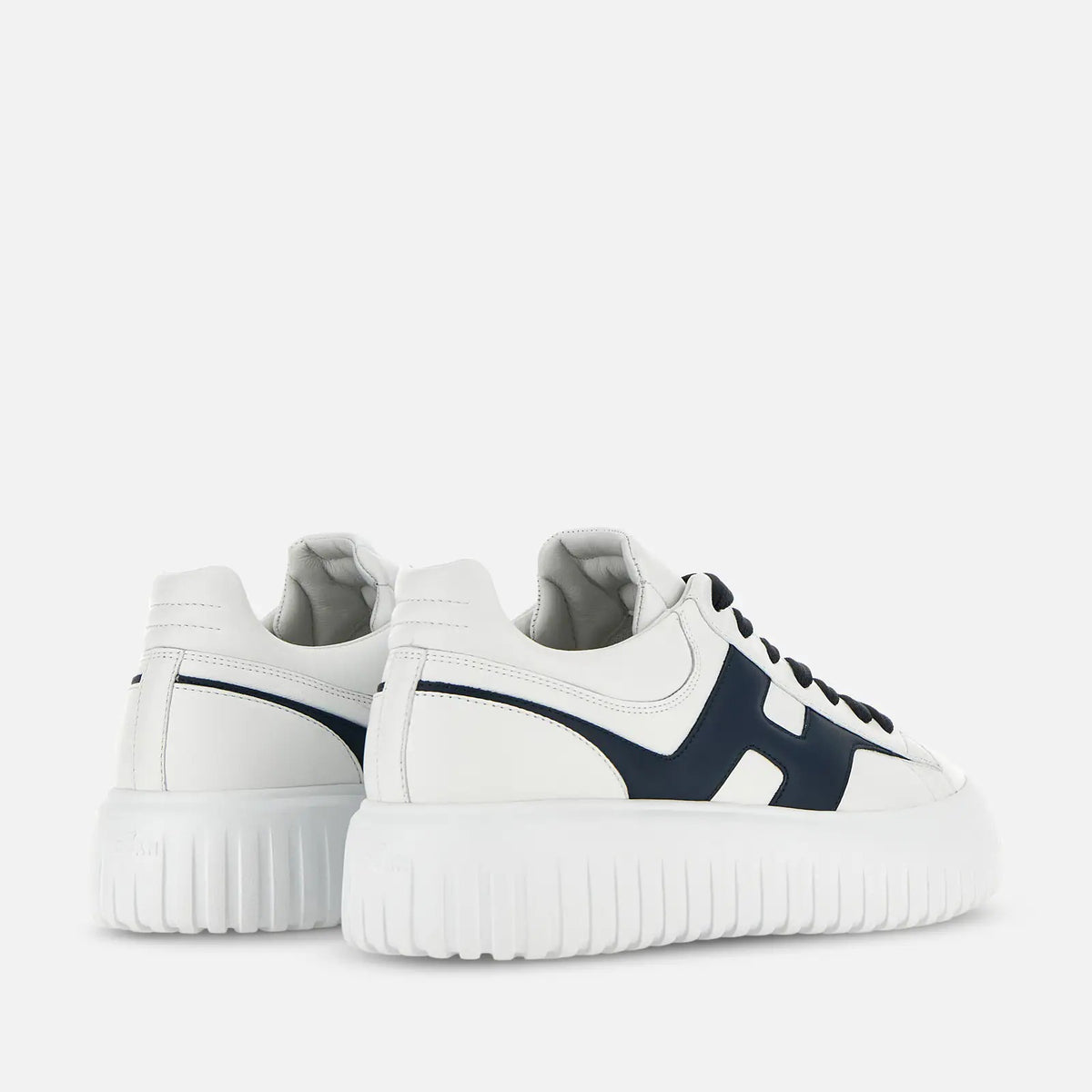 HOGAN Sneaker Uomo H-Stripes-Bianco/Blu