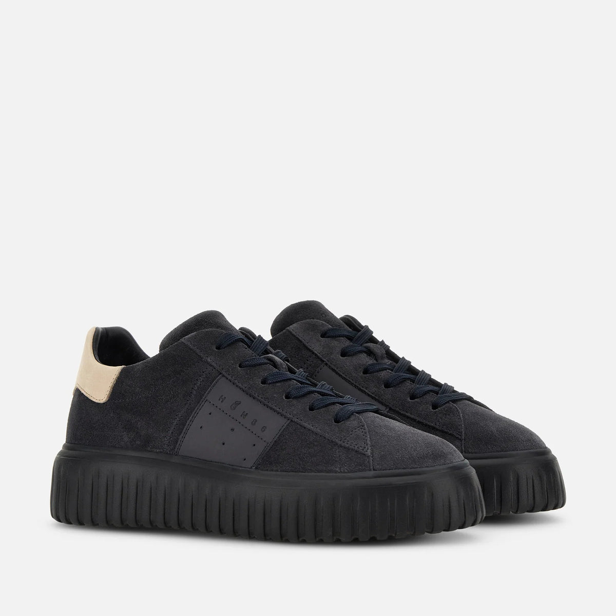 HOGAN Sneaker Uomo H-Stripes Banda-Blu