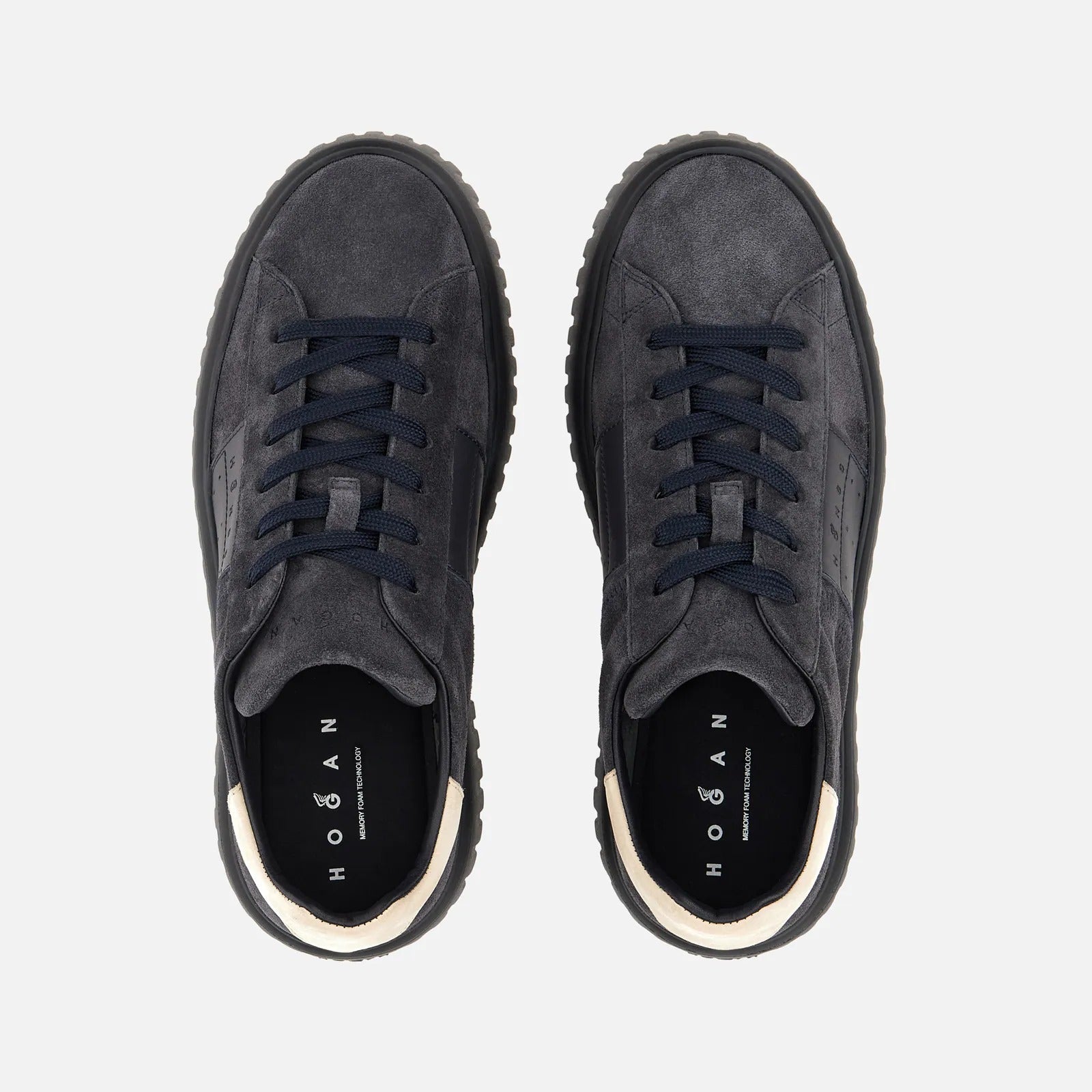 HOGAN Sneaker Uomo H-Stripes Banda-Blu