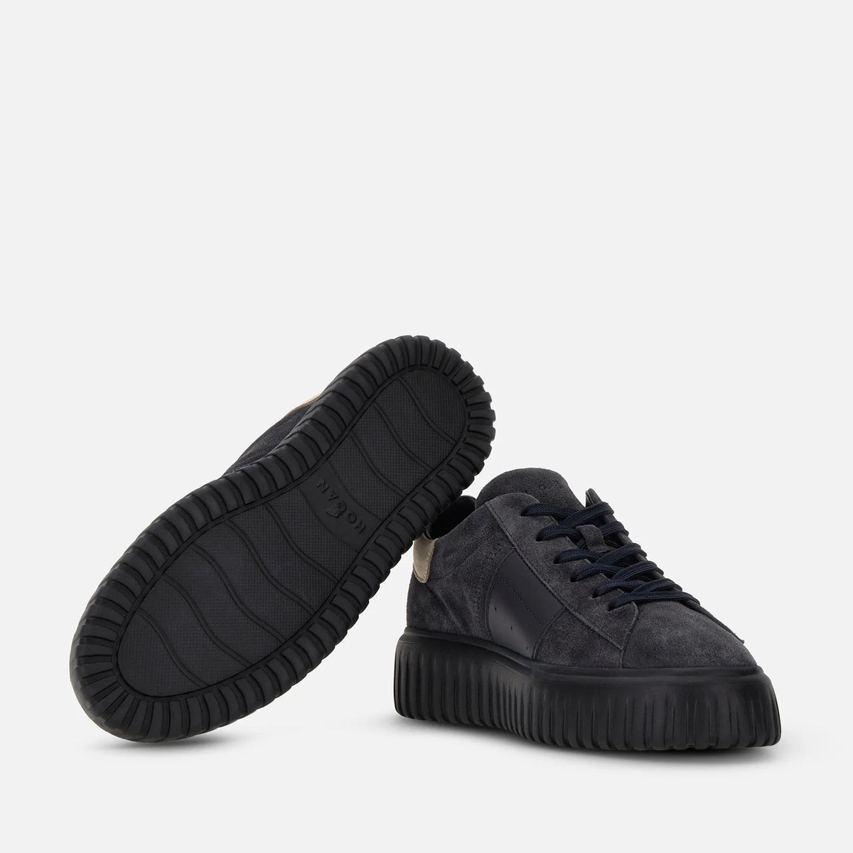 HOGAN Sneaker Uomo H-Stripes Banda-Blu