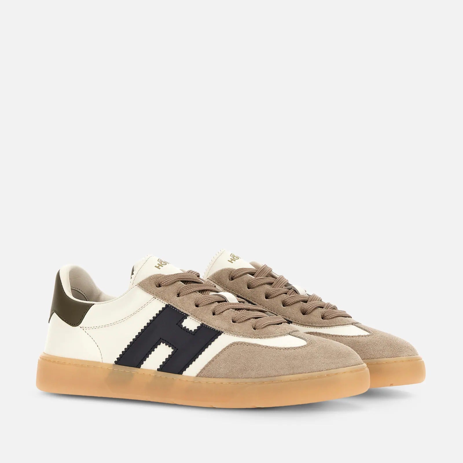 HOGAN SNEAKER Uomo COOL-Avorio/Beige/Marrone