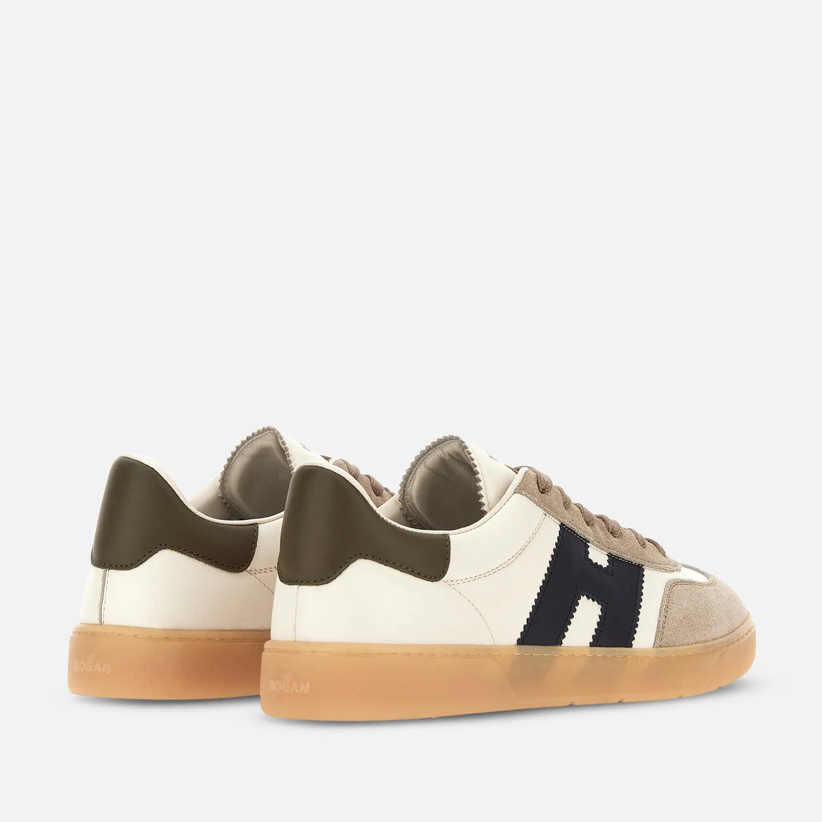HOGAN SNEAKER Uomo COOL-Avorio/Beige/Marrone