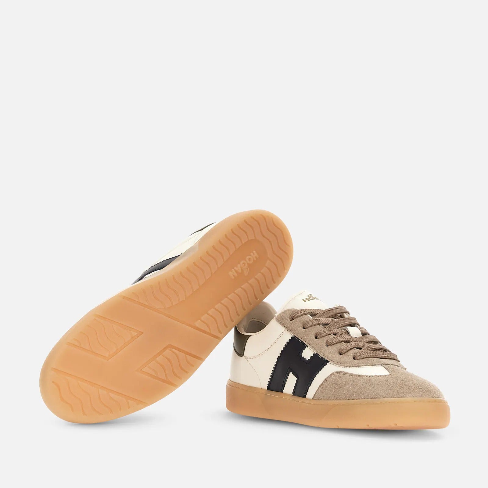 HOGAN SNEAKER Uomo COOL-Avorio/Beige/Marrone