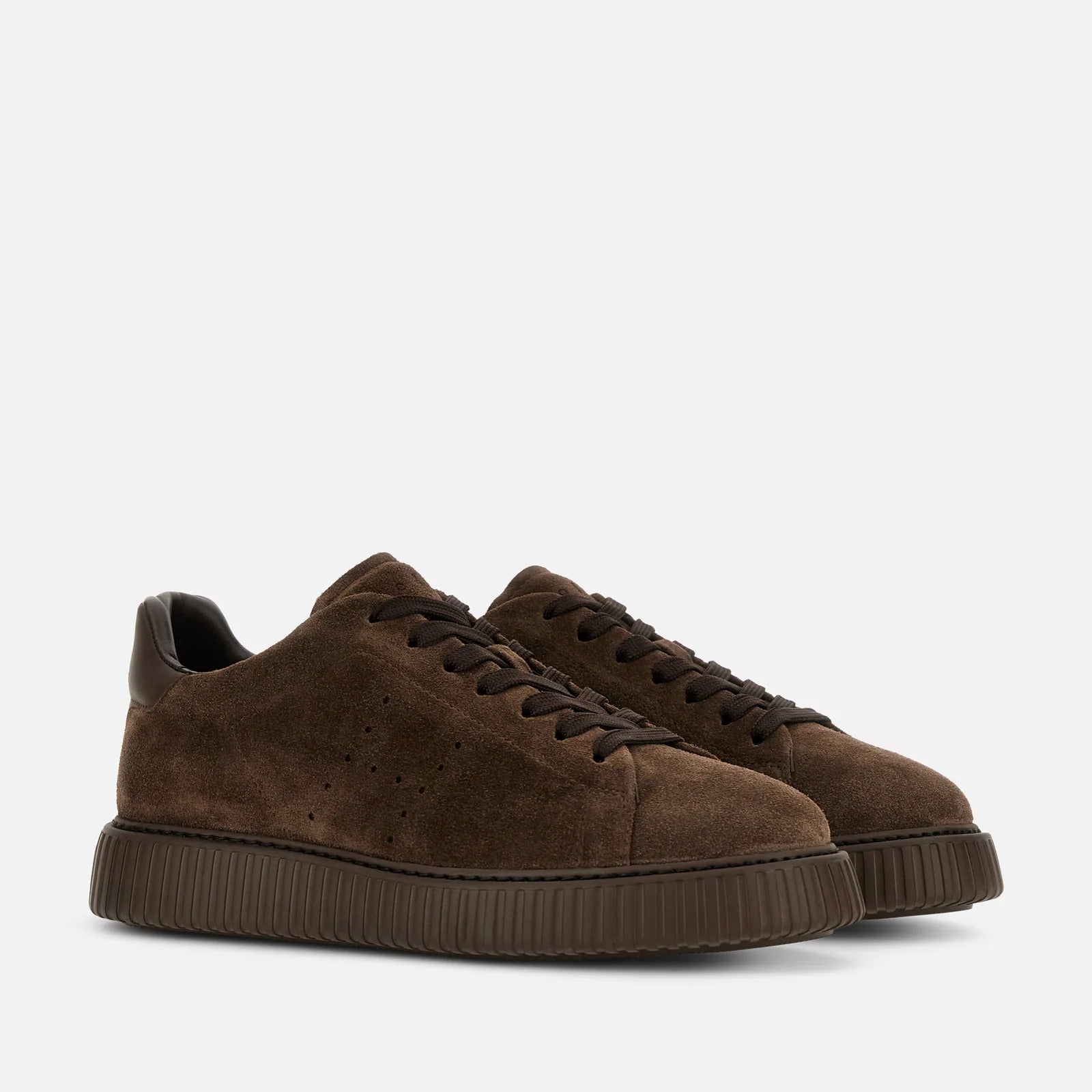 HOGAN Sneaker Uomo H-Stripes-Marrone