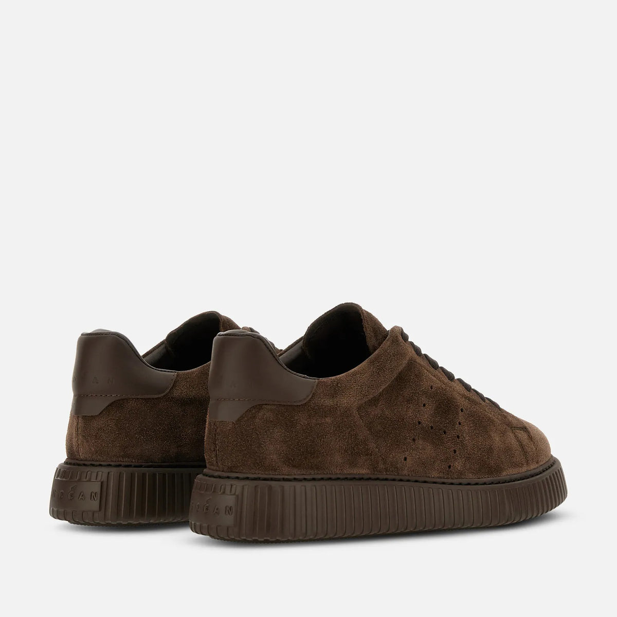 HOGAN Sneaker Uomo H-Stripes-Marrone