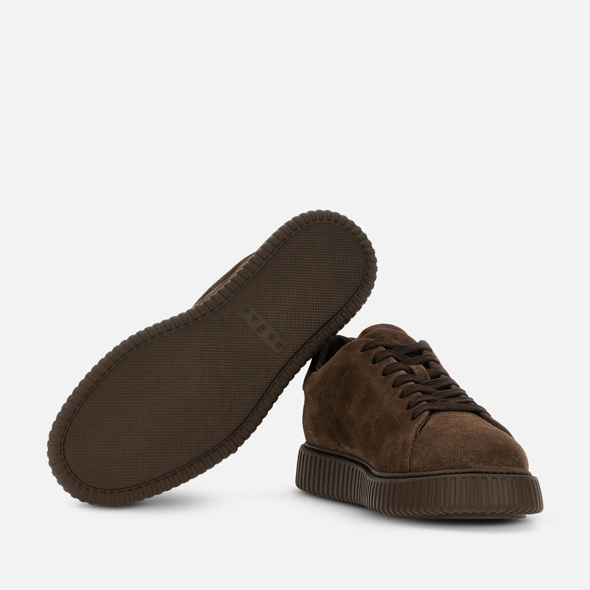 HOGAN Sneaker Uomo H-Stripes-Marrone