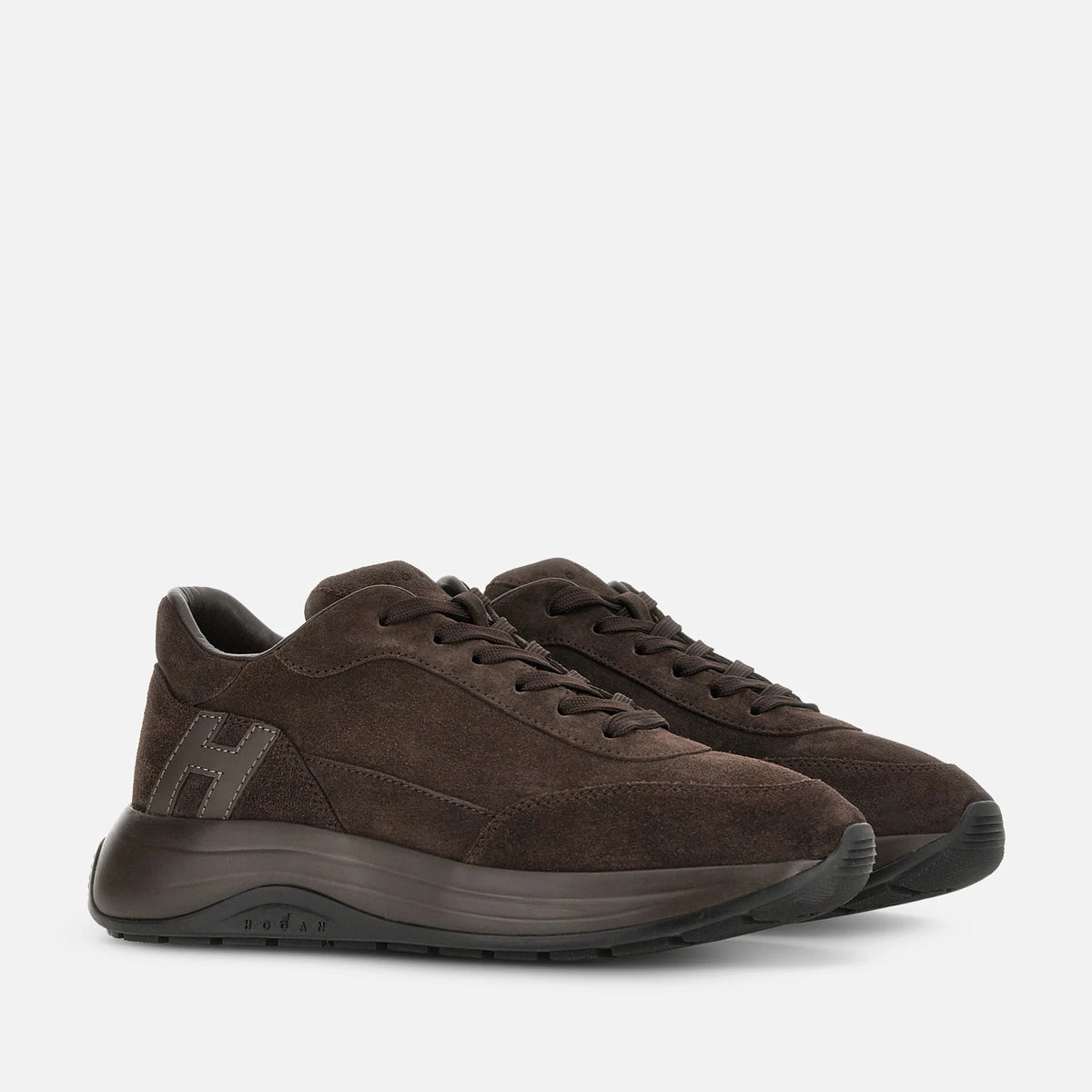 HOGAN Sneaker Uomo Hi-Light-Marrone