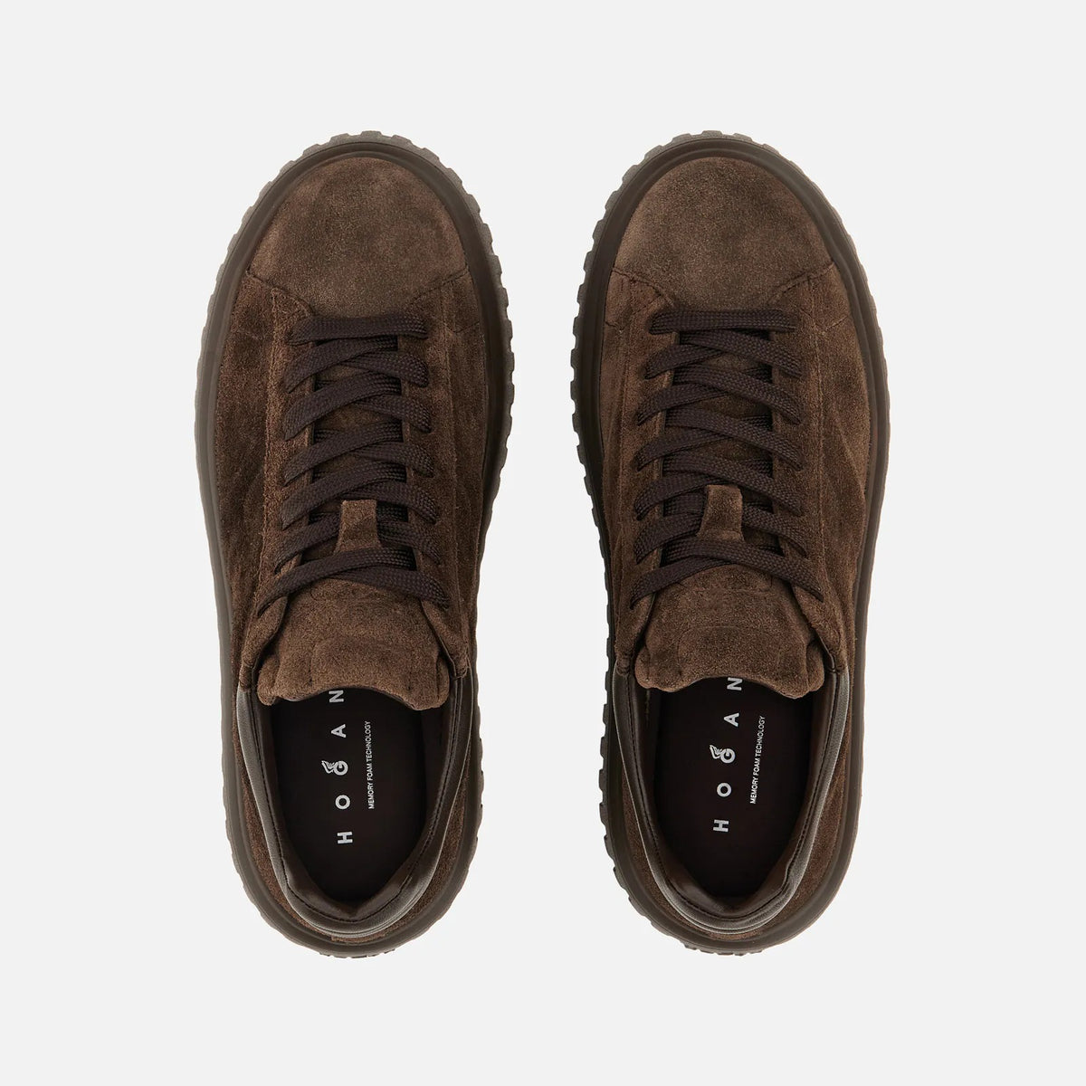 HOGAN Sneaker Donna H-Stripes-Marrone