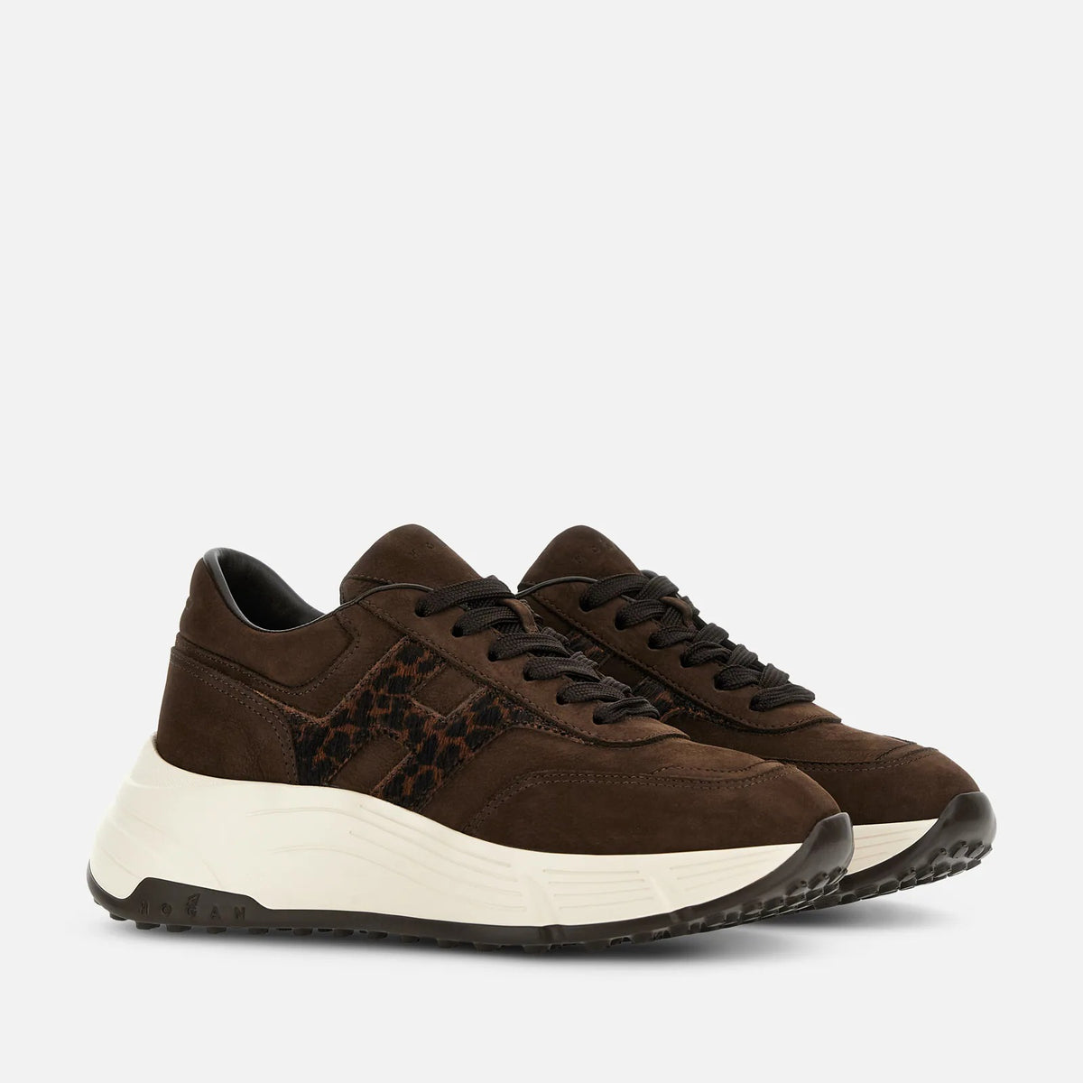 HOGAN Sneaker Donna Hi-Fi H669-Marrone