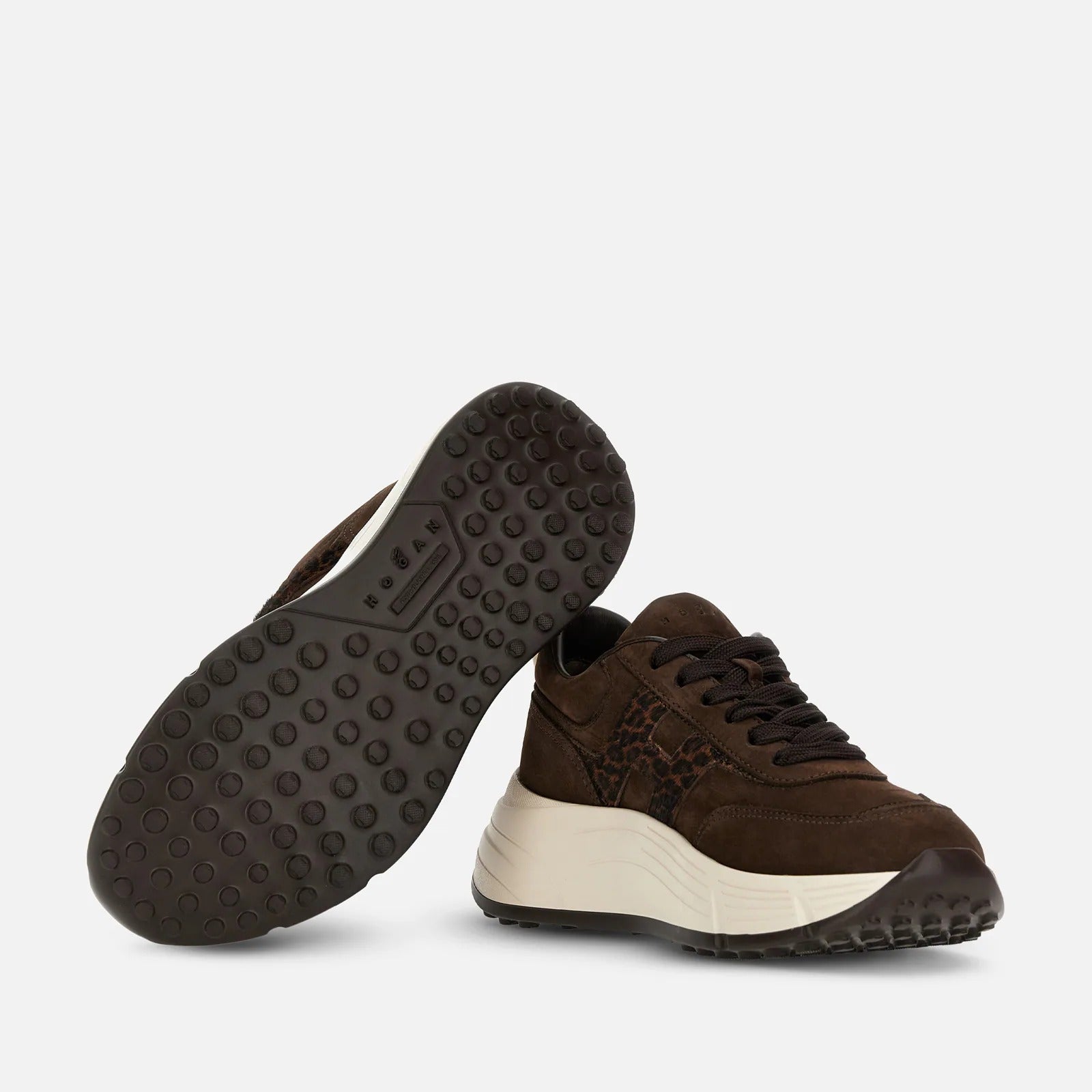 HOGAN Sneaker Donna Hi-Fi H669-Marrone