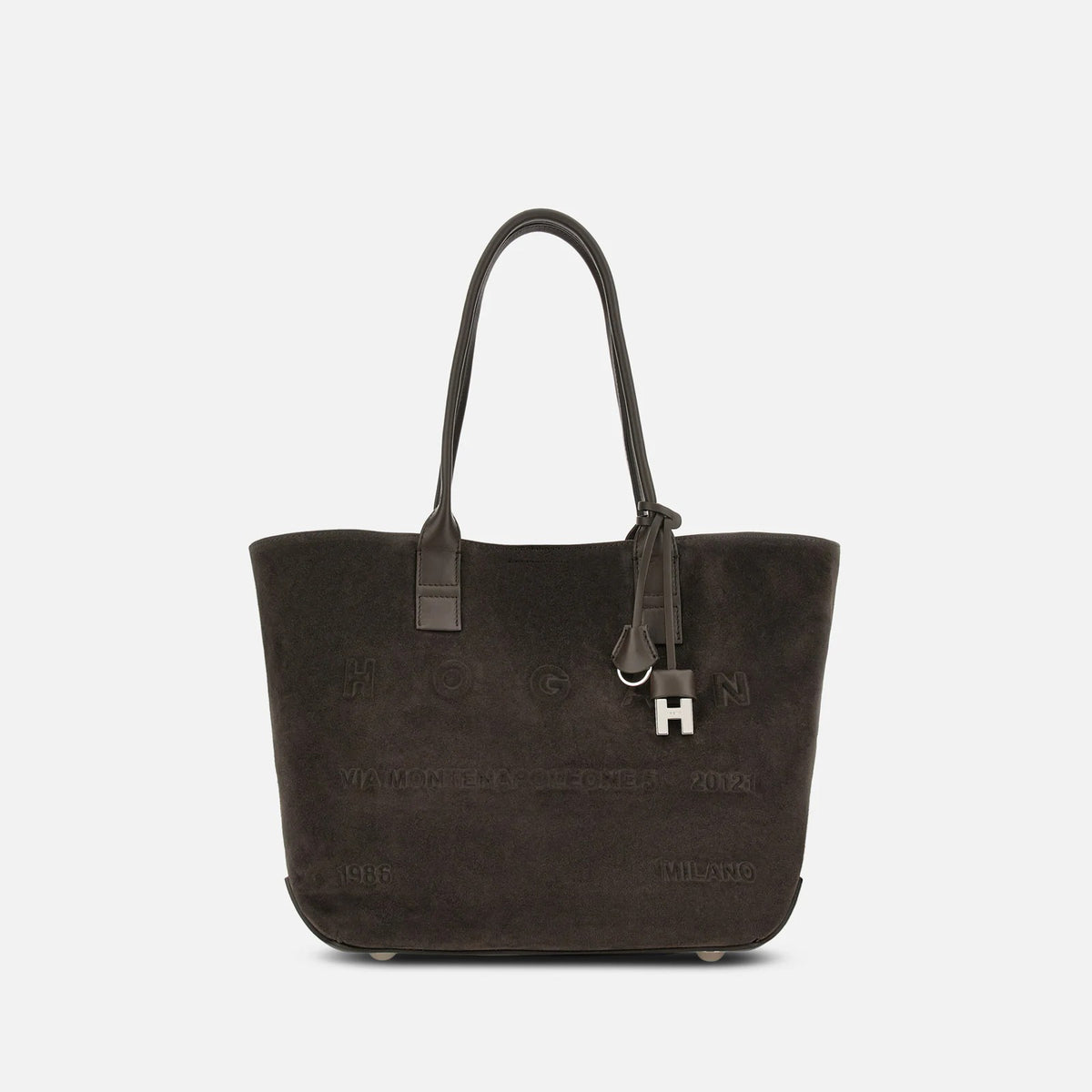 HOGAN Borsa Shopping Address Piccola-Marrone