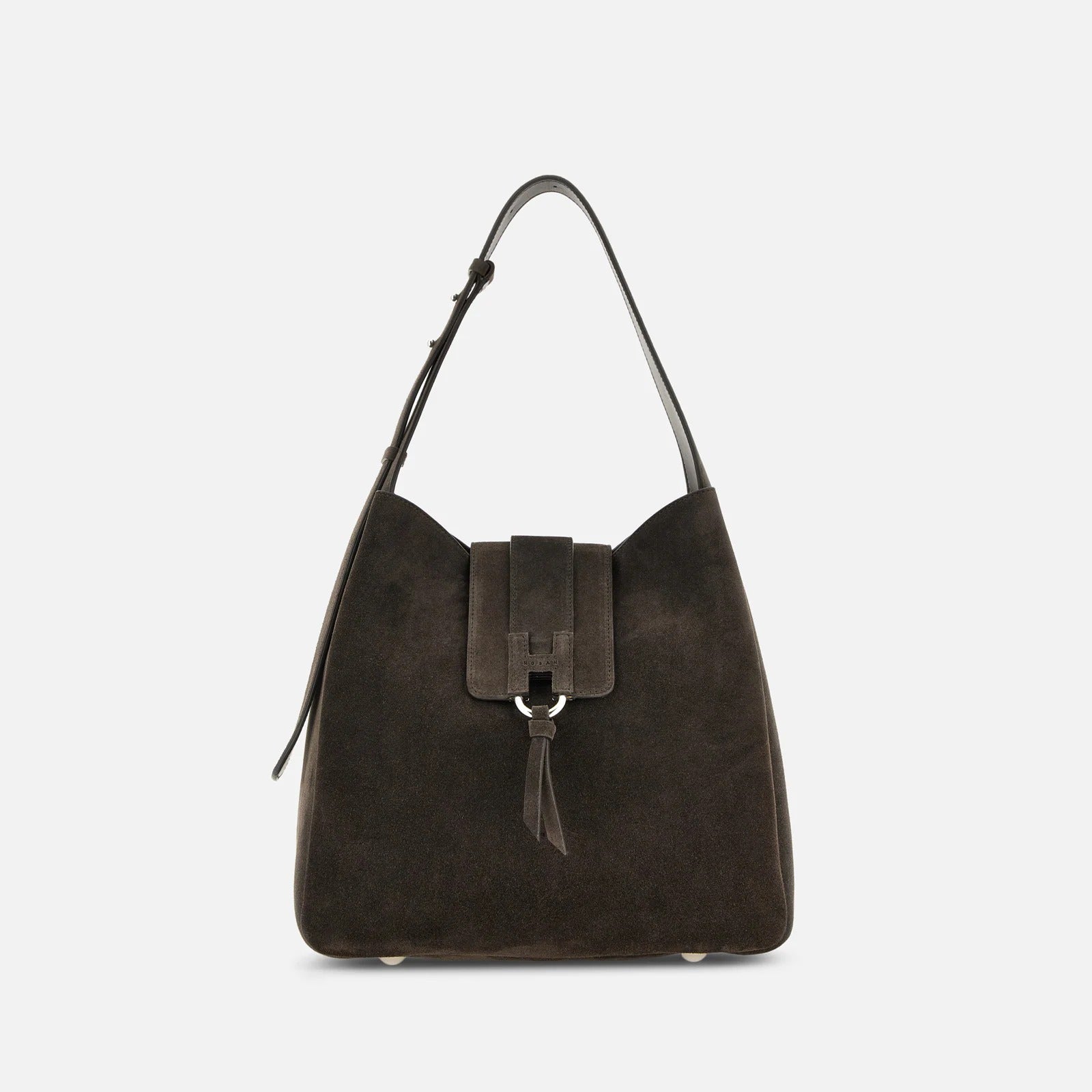 HOGAN BORSA HOBO TREND-Marrone