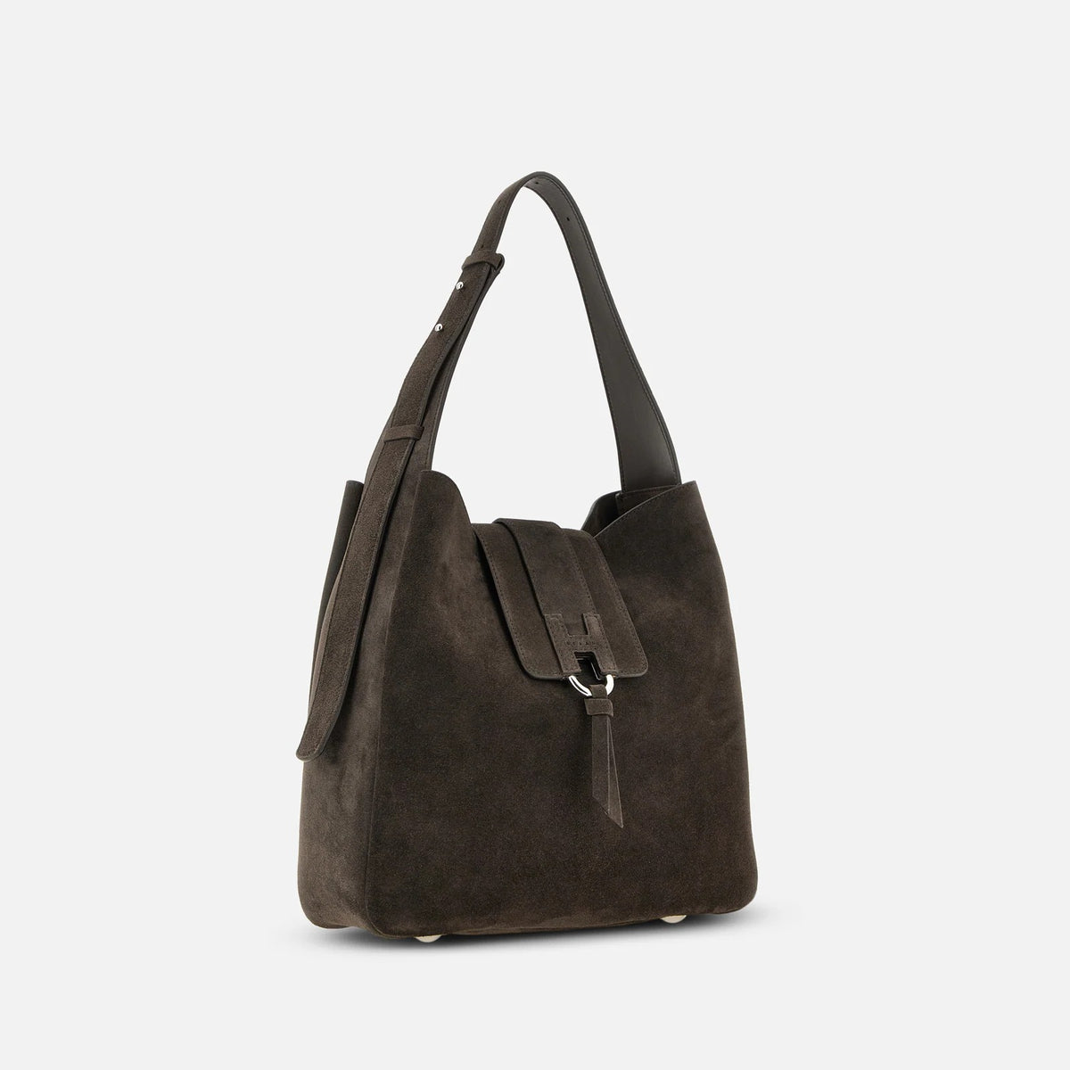 HOGAN BORSA HOBO TREND-Marrone
