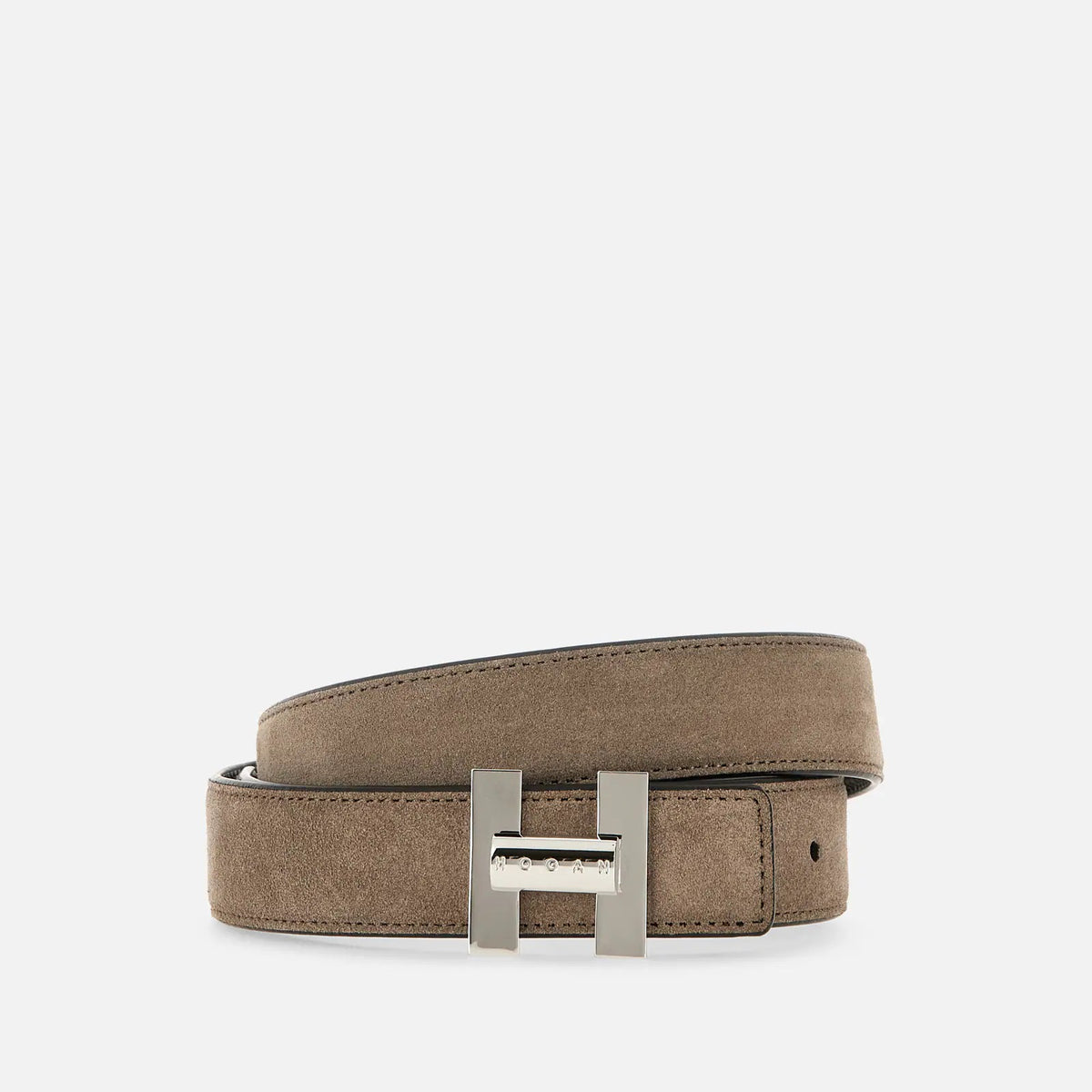 HOGAN Cintura Donna Pelle Scamosciata-Beige