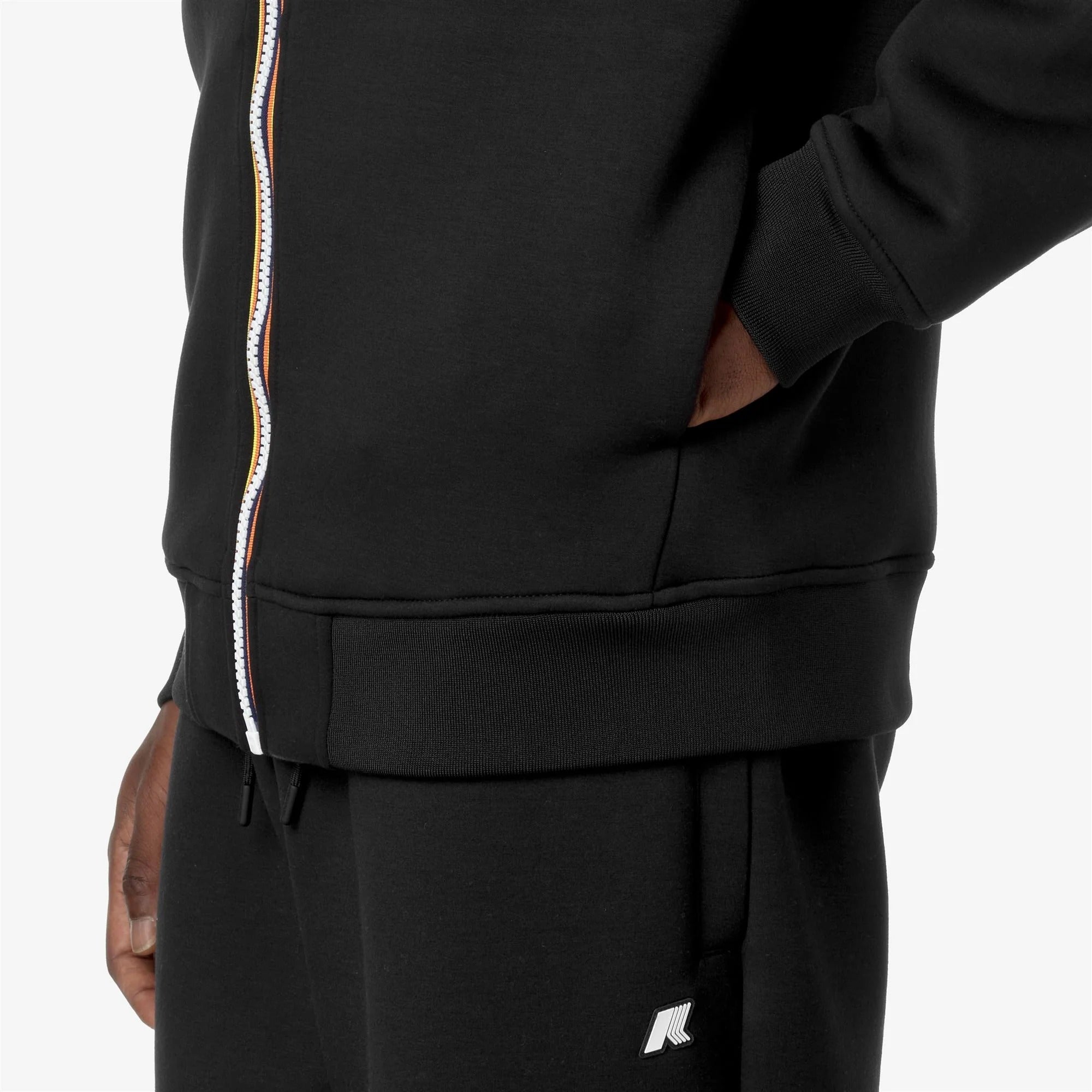 K-WAY Felpa Uomo RAINER SPACER-Black Pure