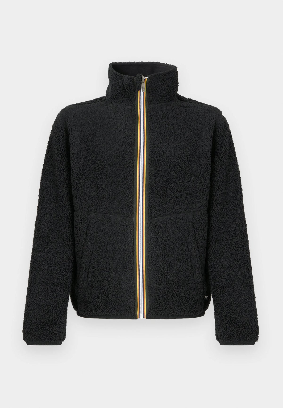 K-WAY Giacca Uomo PASCAL SHERPA POLAR DOUBLE-Black Pure