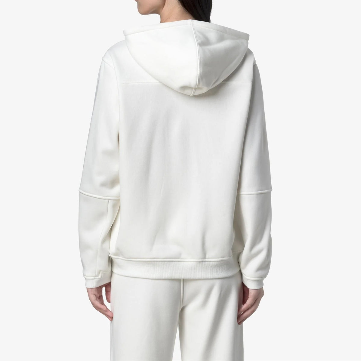 K-WAY Felpa Unisex PROSPER BRUSHED PC-White