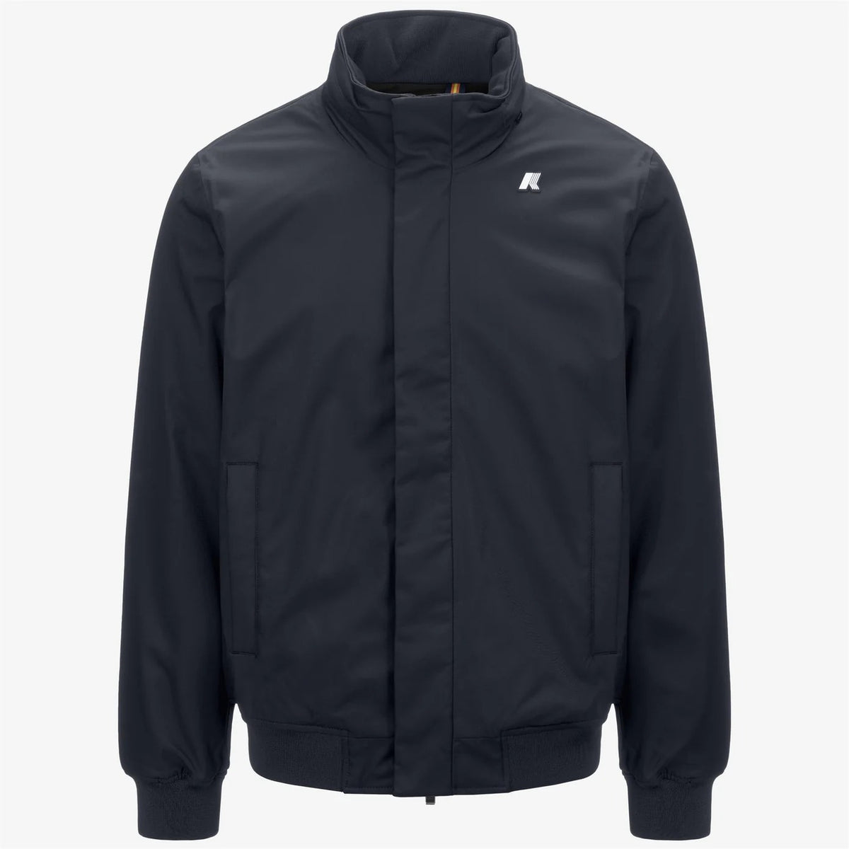 K-WAY Giacca Uomo AMAURY TWILL MARMOTTA-Blue Depth