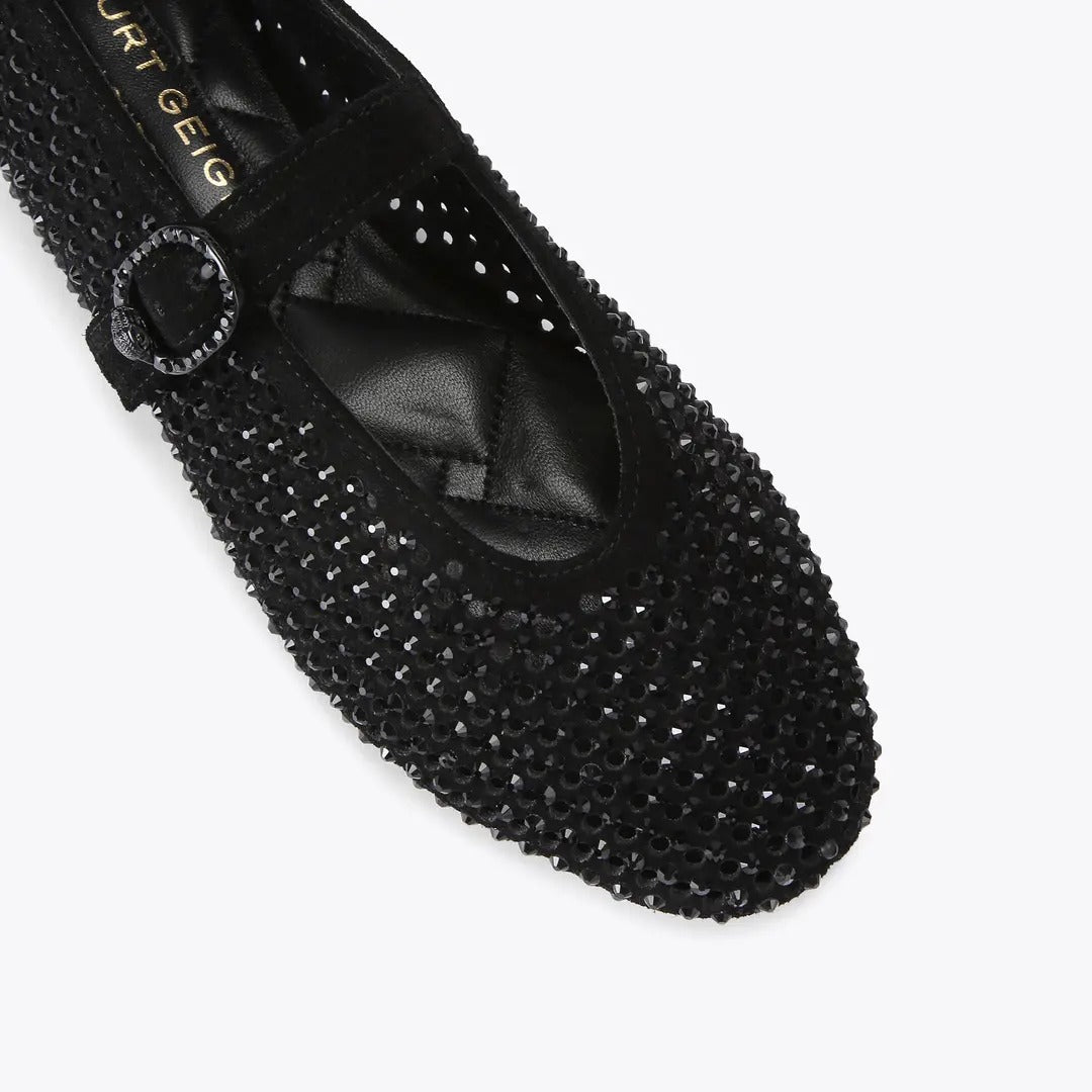 KURT GEIGER Ballerina Donna MAYFAIR-Black