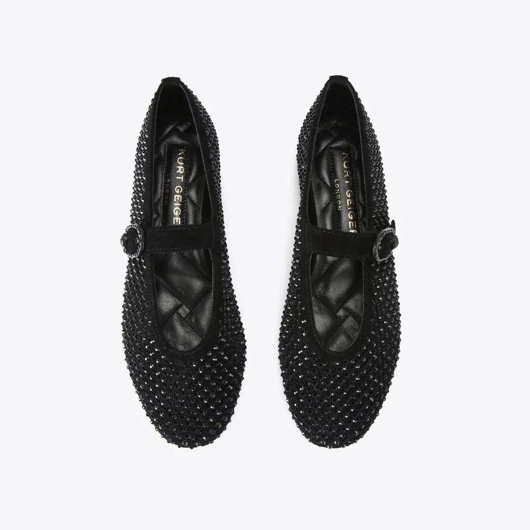 KURT GEIGER Ballerina Donna MAYFAIR-Black