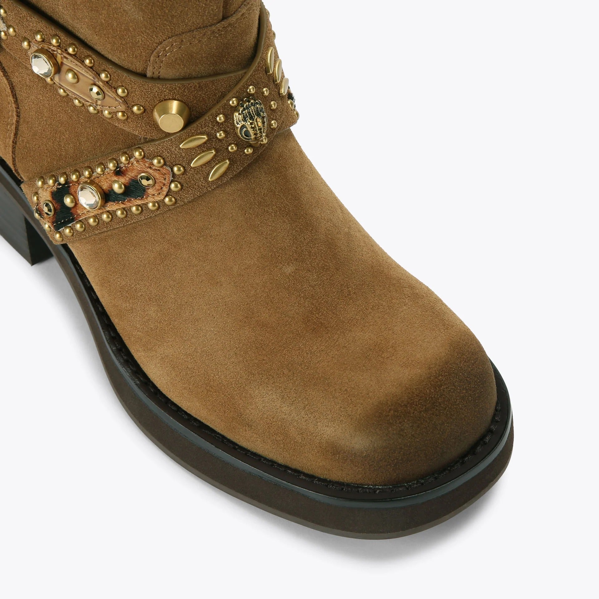 KURT GEIGER Stivale Biker Donna WESTERN MID-Brown