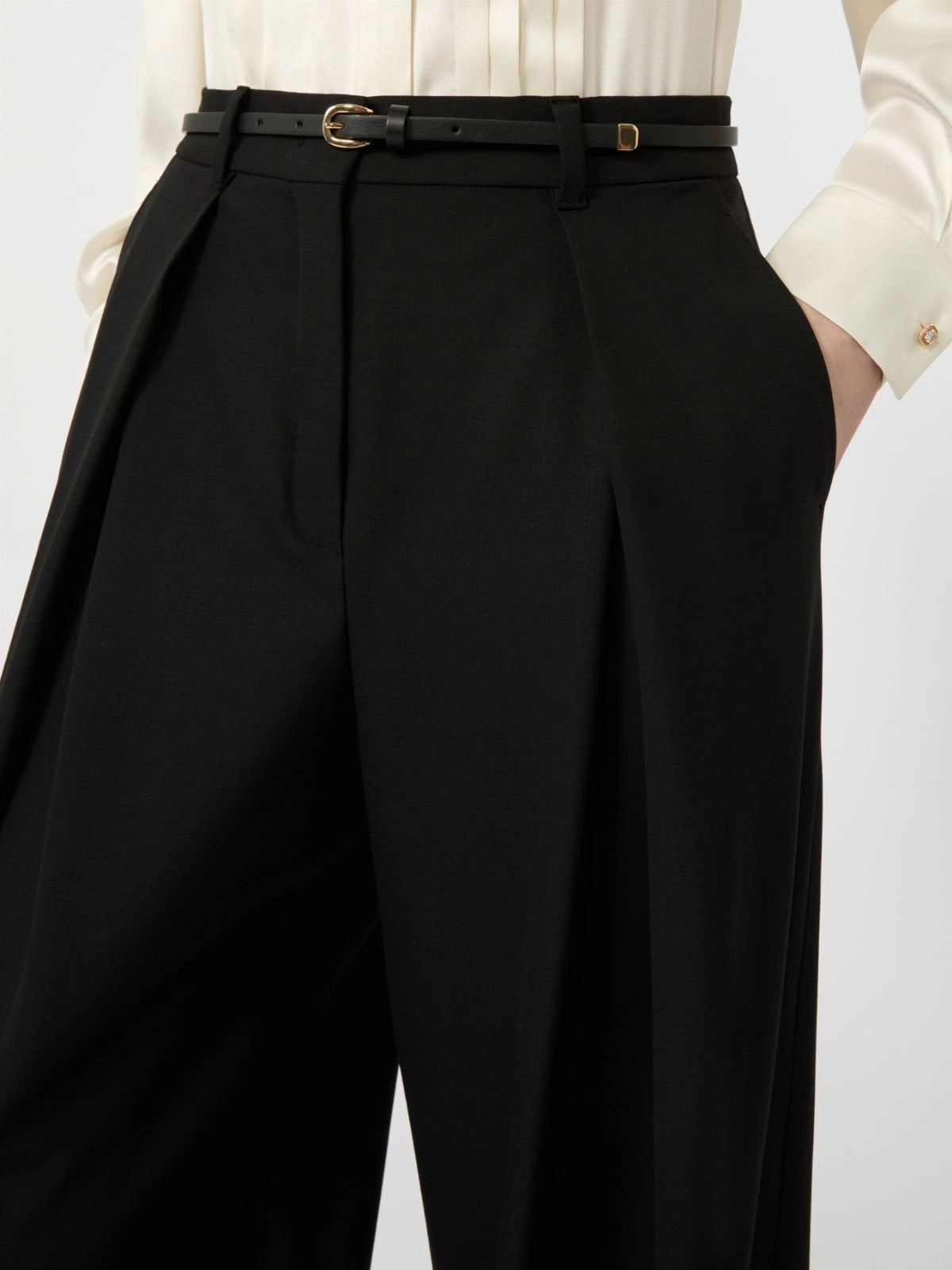 MAX MARA STUDIO Pantalone Donna Aere-Nero
