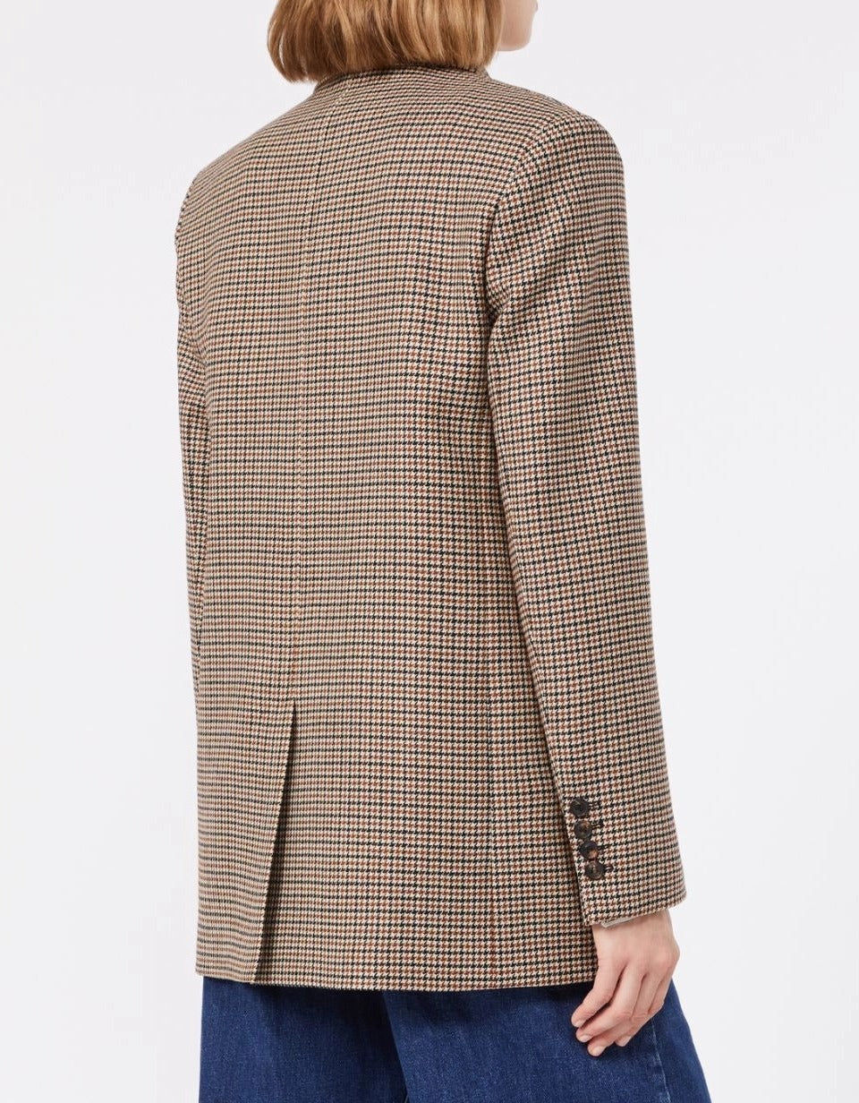 MAX MARA STUDIO Blazer Donna Salice-Nero/Cuoio