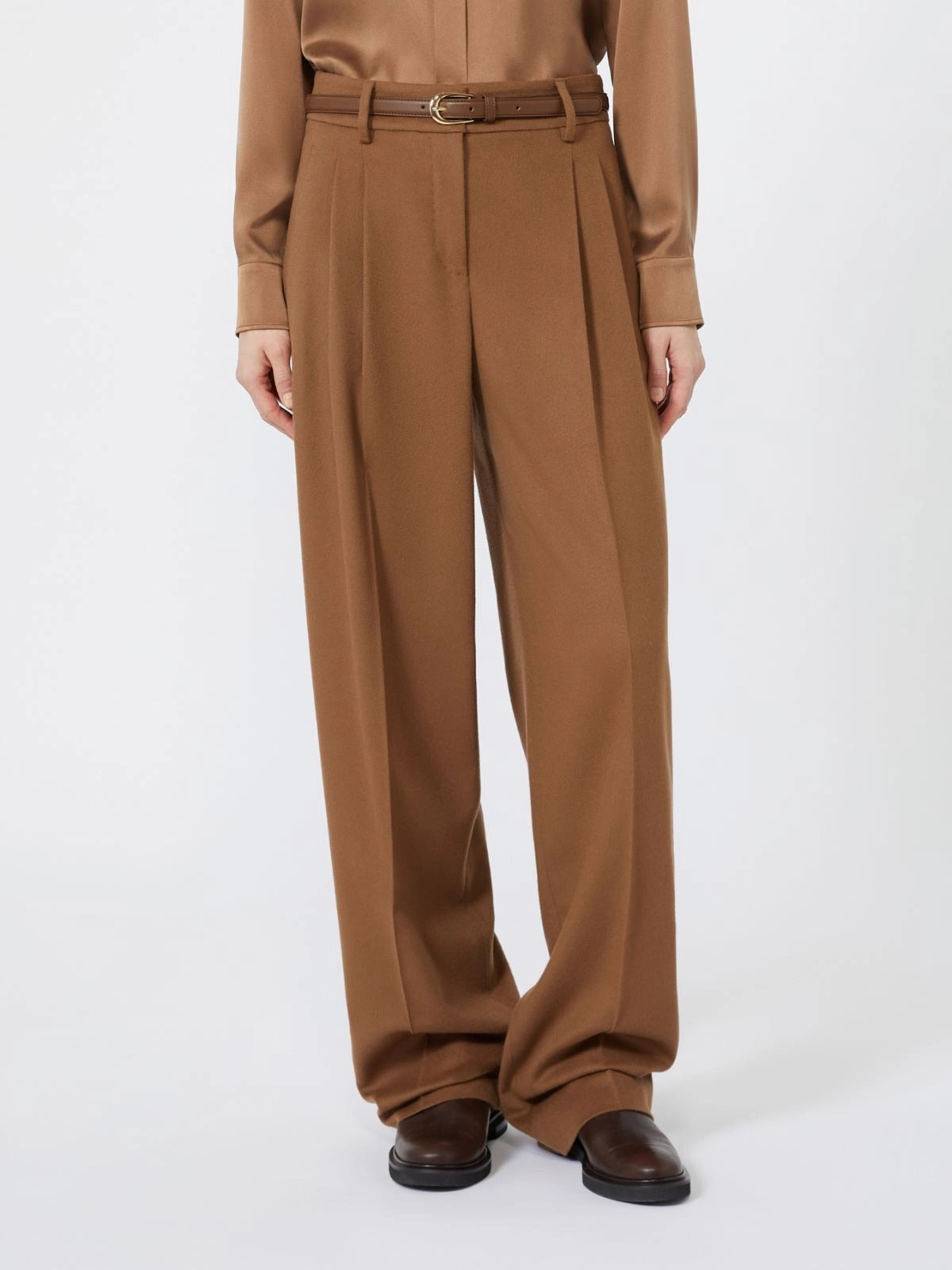 MAX MARA STUDIO Pantalone Donna Cocco-Cuoio