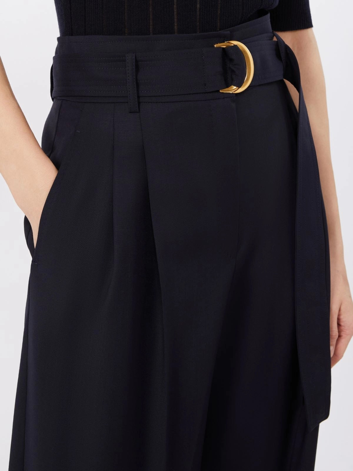 MAX MARA STUDIO Pantalone Donna Serio-Blu
