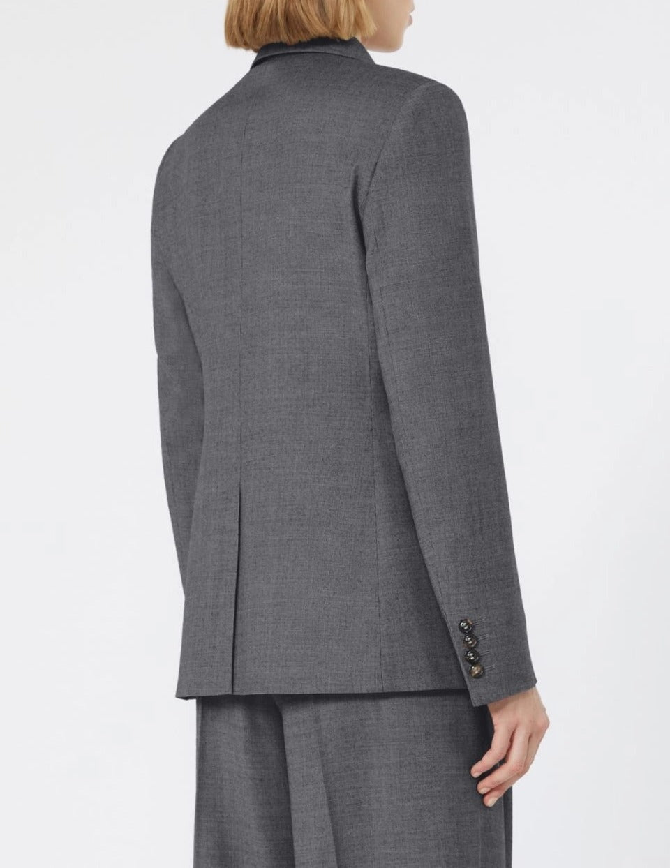 MAX MARA STUDIO Blazer Donna Uditore-Grigio Scuro