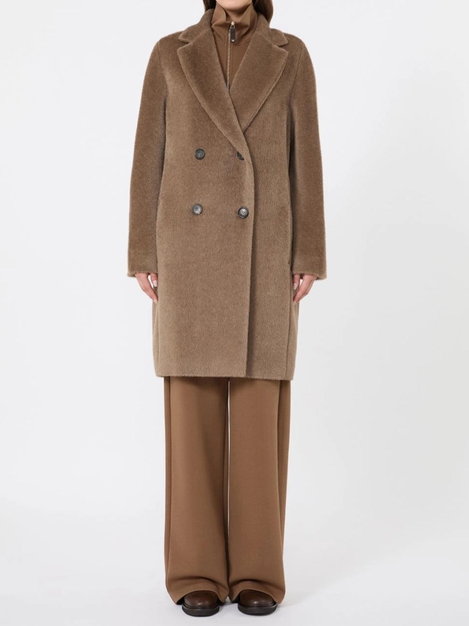 'S MAX MARA Cappotto Donna Roseto-Marrone