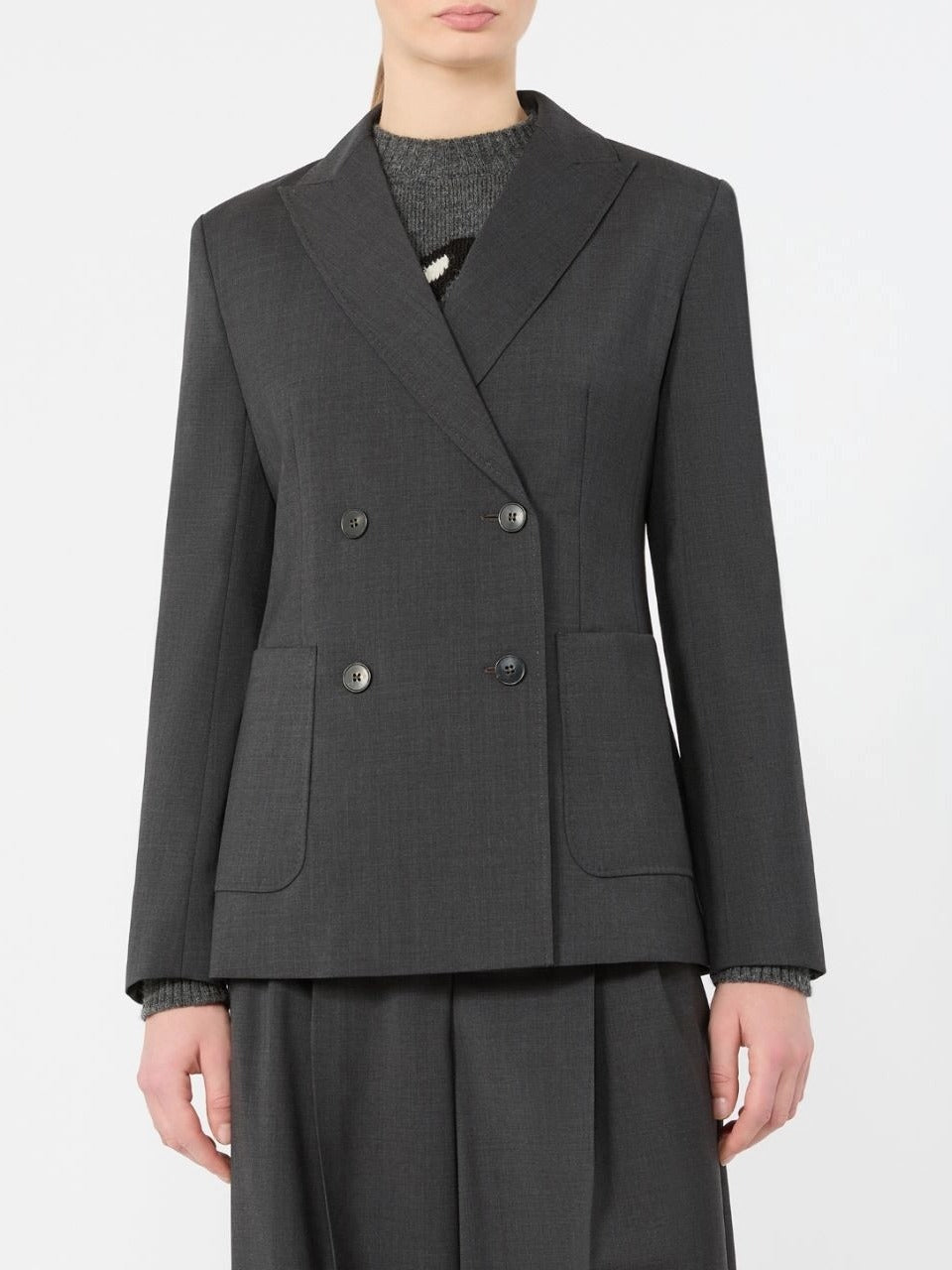 WEEKEND MAX MARA Blazer Donna Ornati-Antracite
