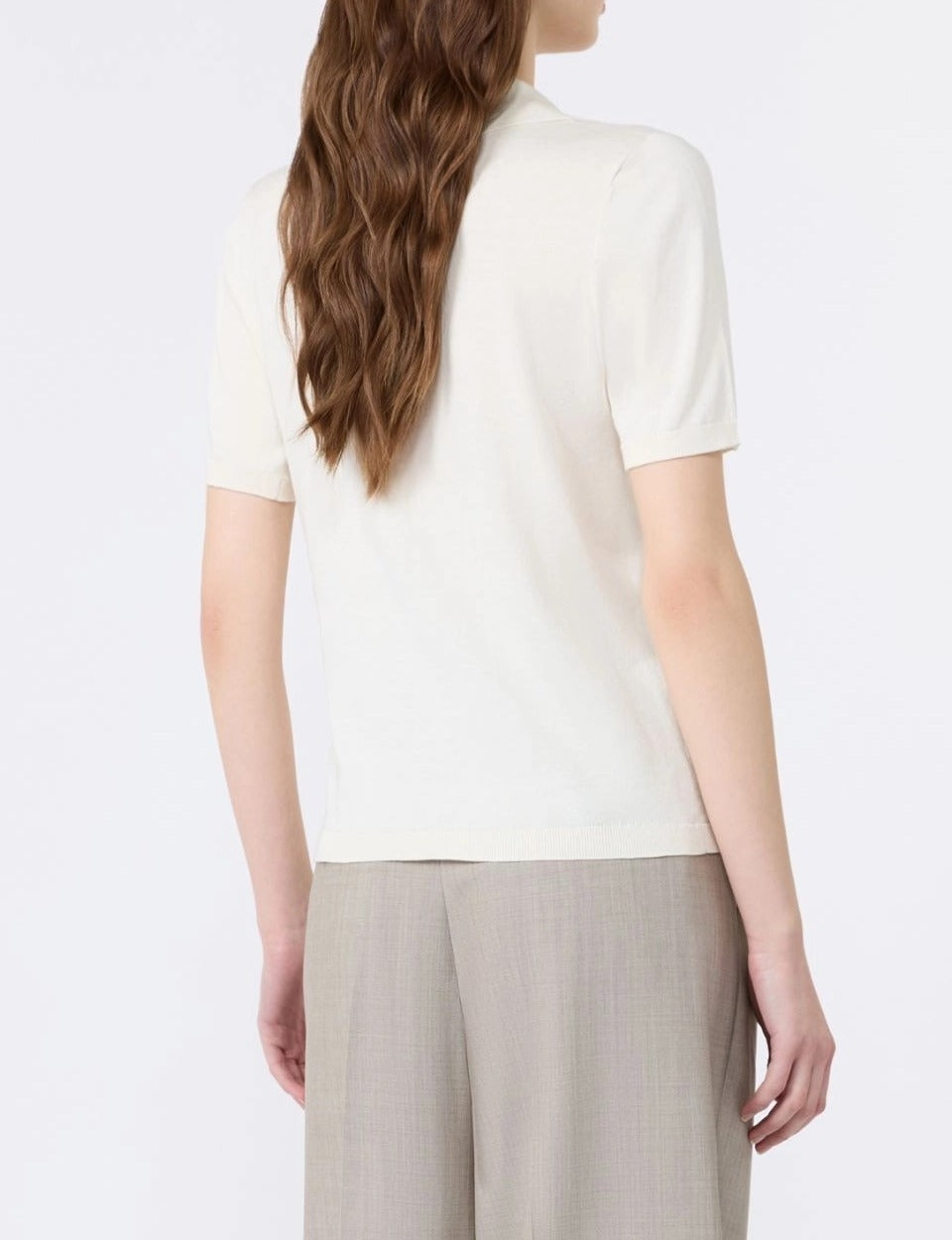WEEKEND MAX MARA Polo Donna Roncolo-Ecru